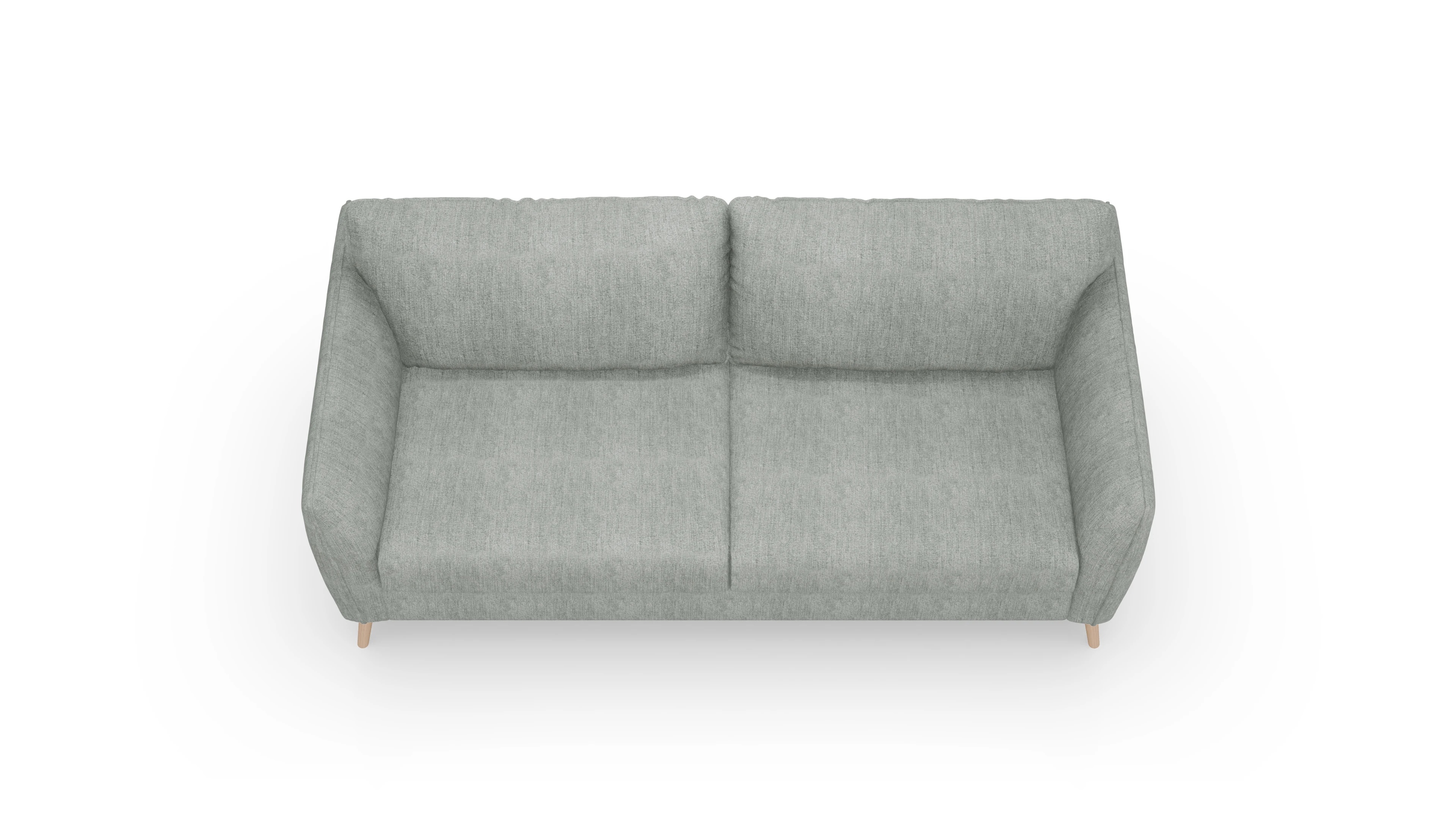 Schlafsofa Eriksen Ansicht des Produktes Eriksen 4-Sitzer in Stoff grau