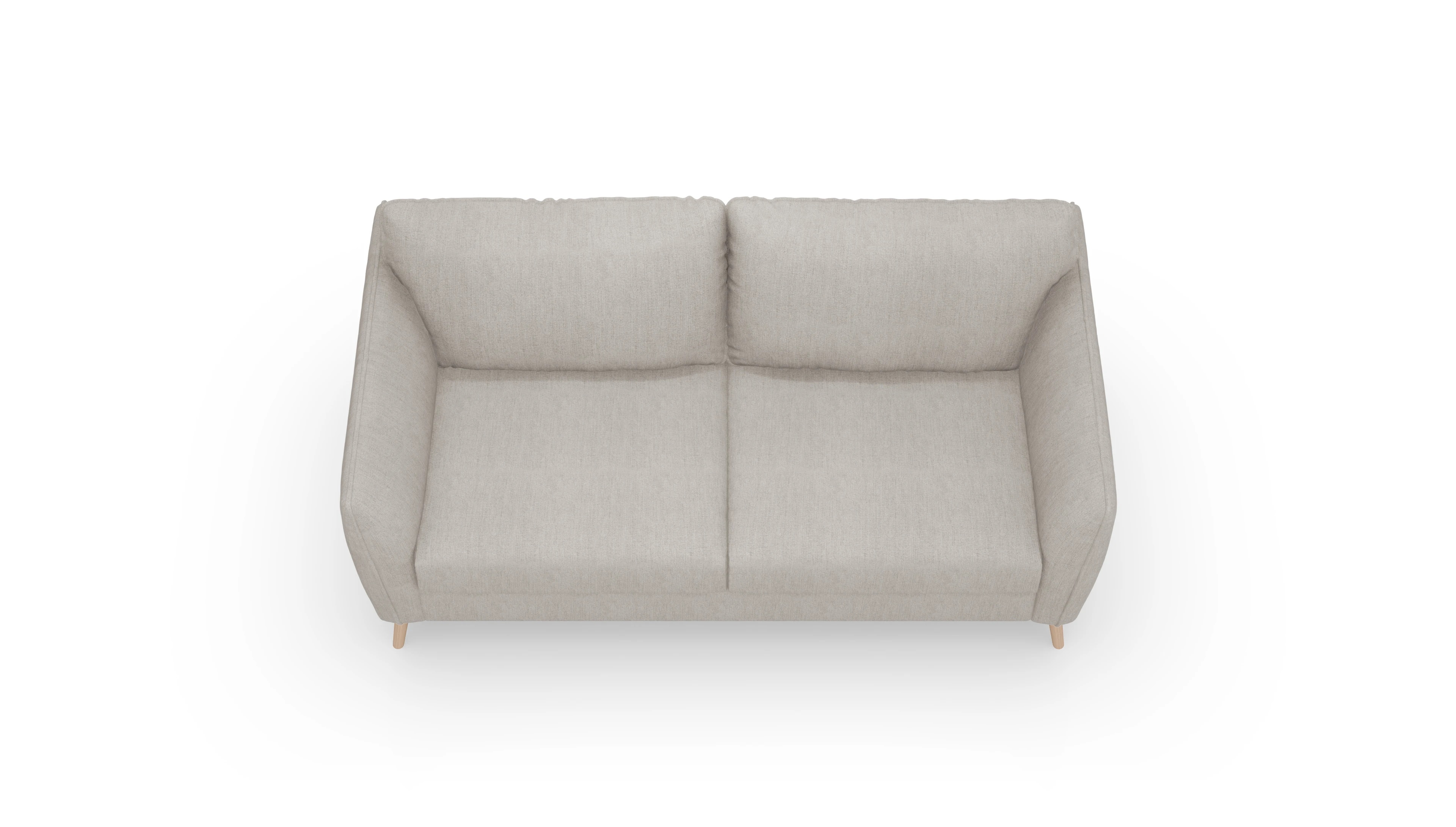 Schlafsofa Eriksen Ansicht des Produktes Eriksen 3-Sitzer in Stoff beige