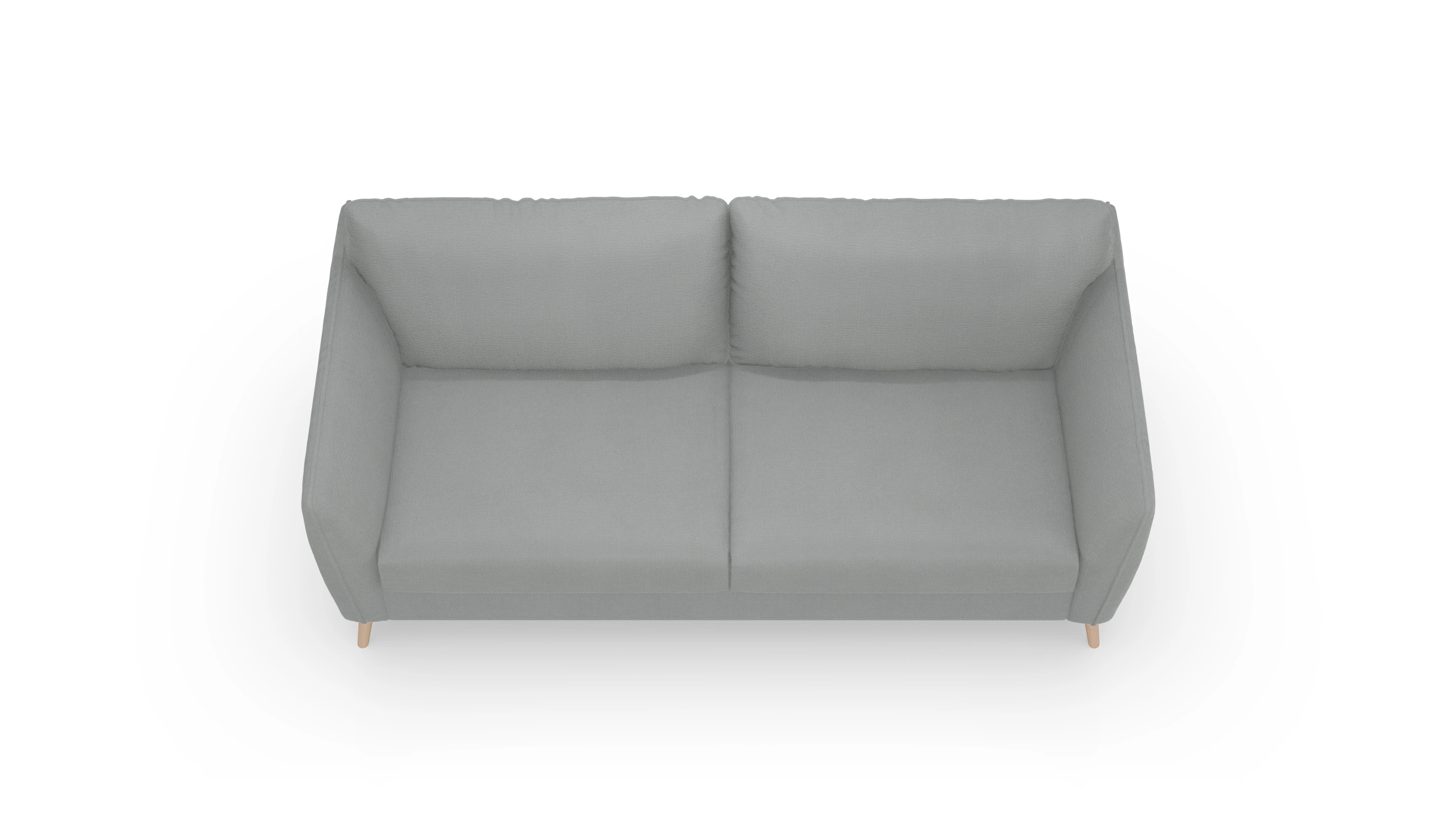 Schlafsofa Eriksen Ansicht des Produktes Eriksen 4-Sitzer in Stoff grau