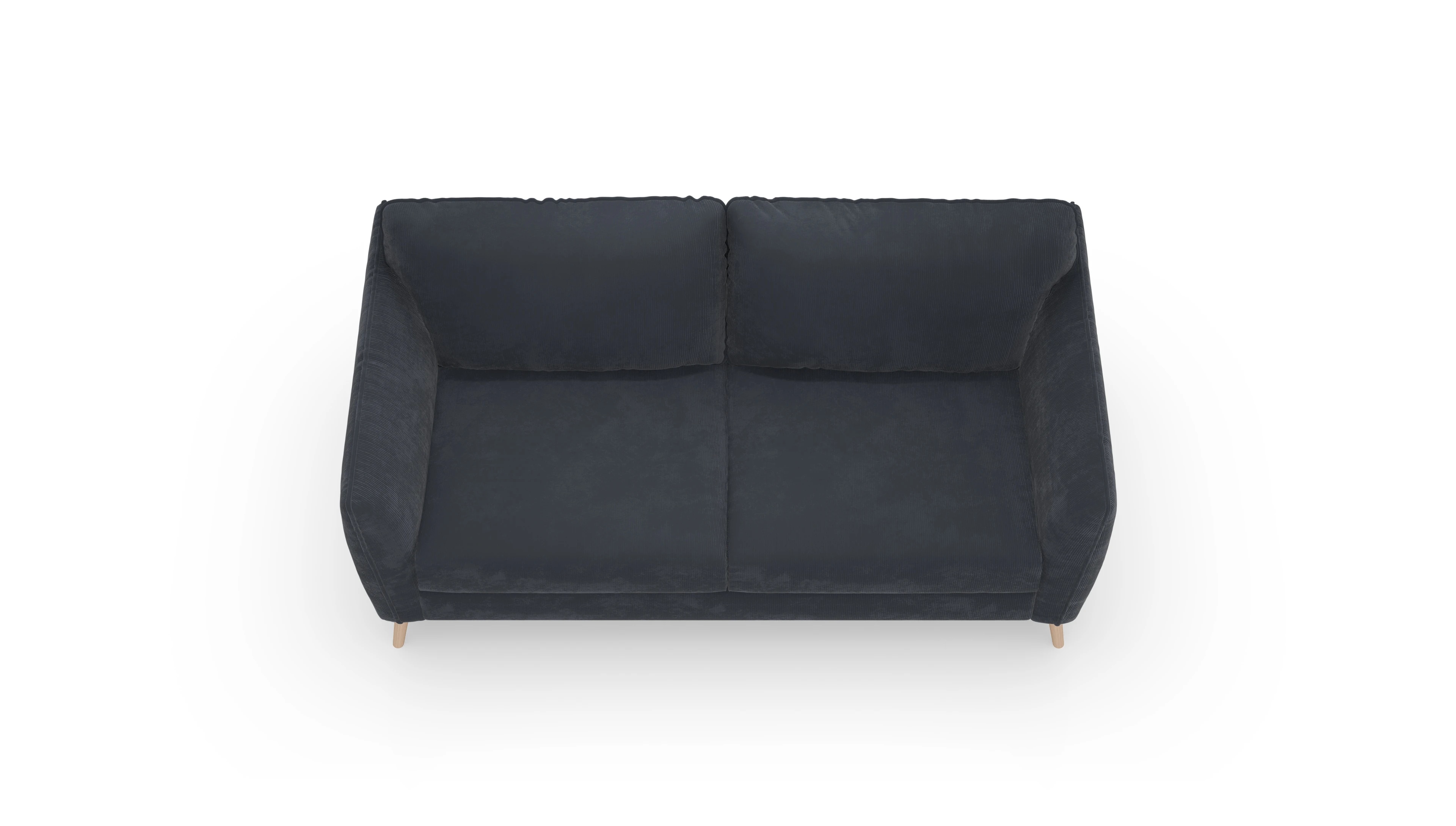 Ansicht des Produktes Eriksen 3-Sitzer in Cord blau