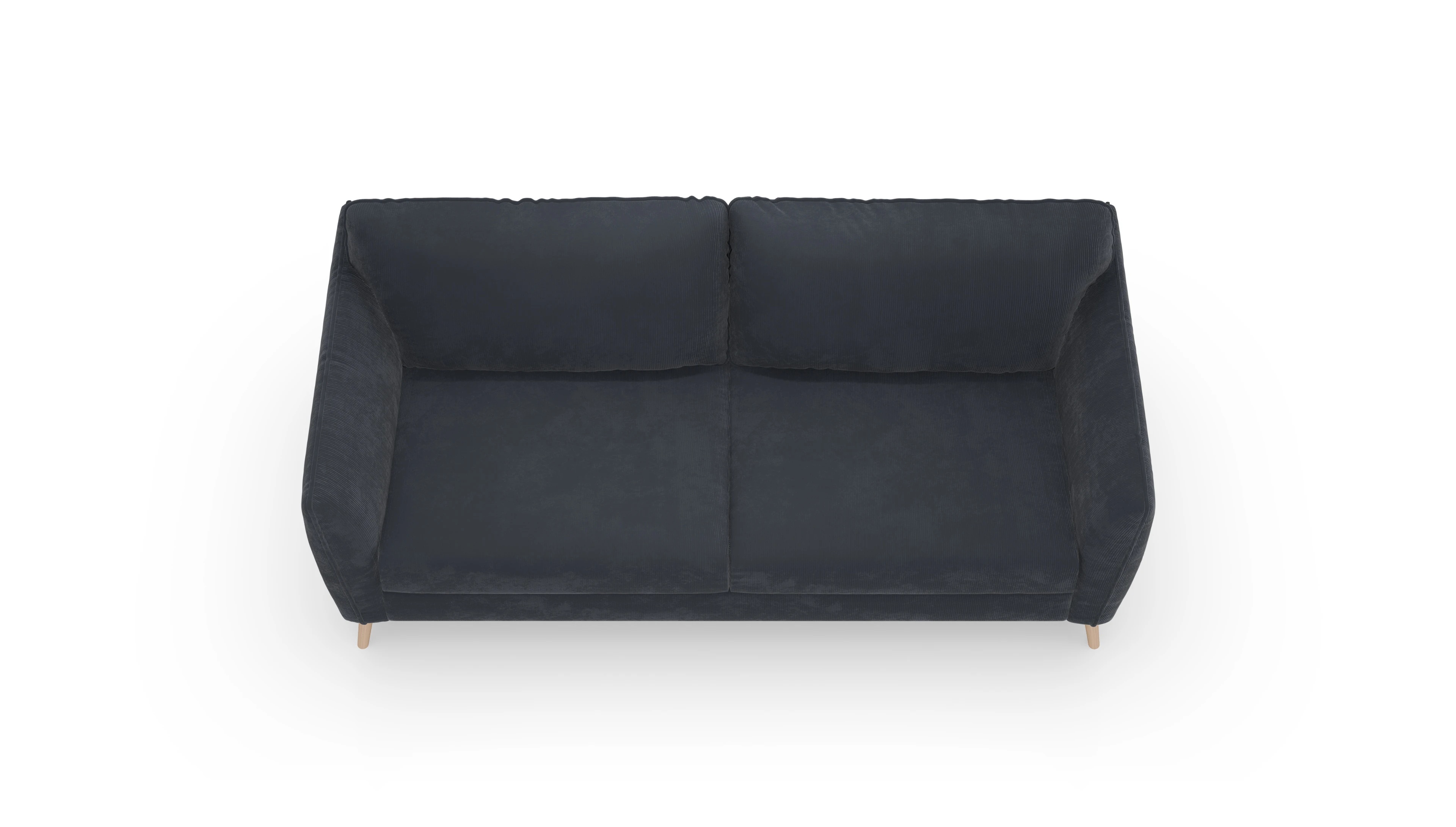 Ansicht des Produktes Eriksen 4-Sitzer in Cord blau