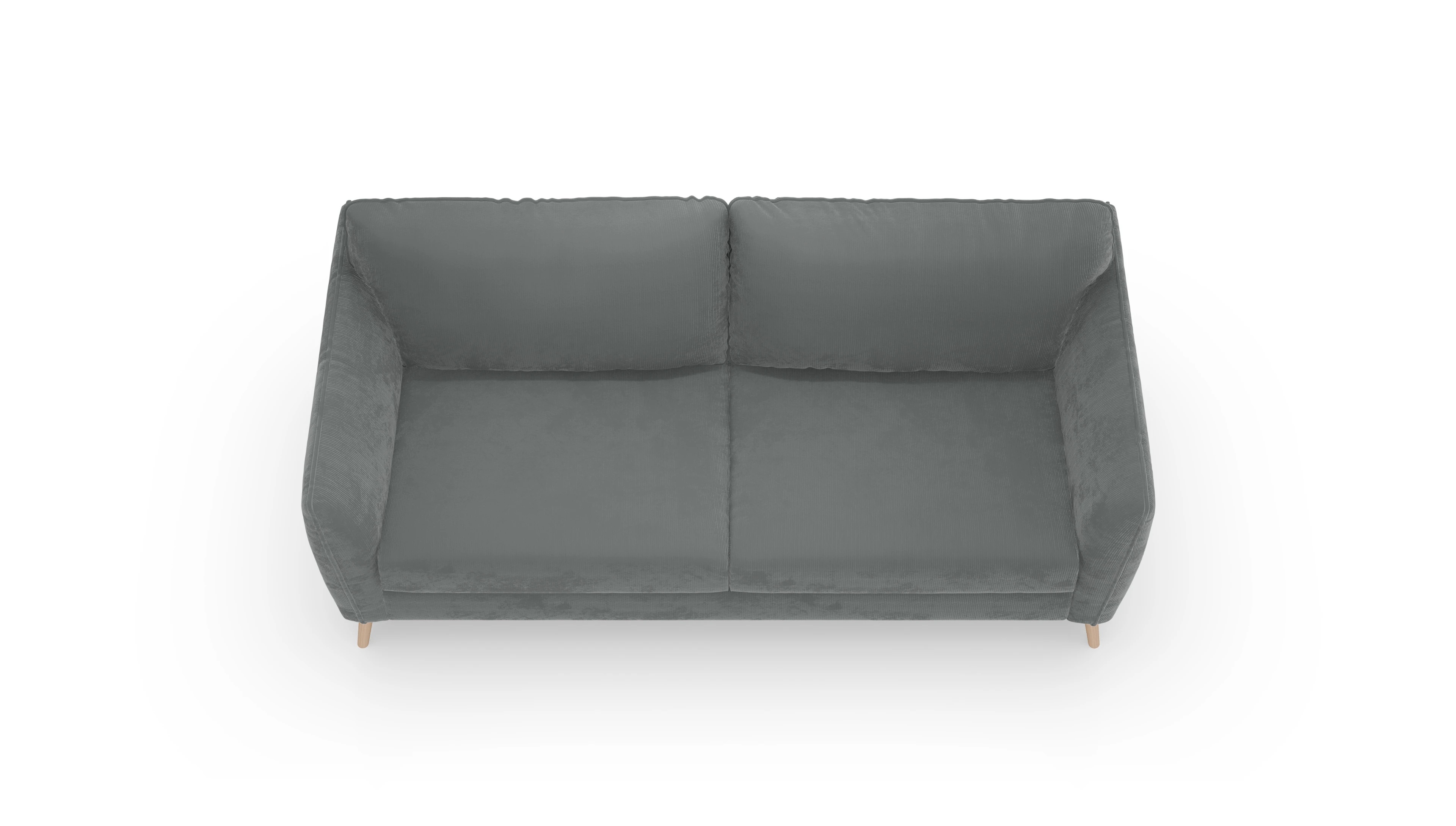 Ansicht des Produktes Eriksen 4-Sitzer in Cord grau