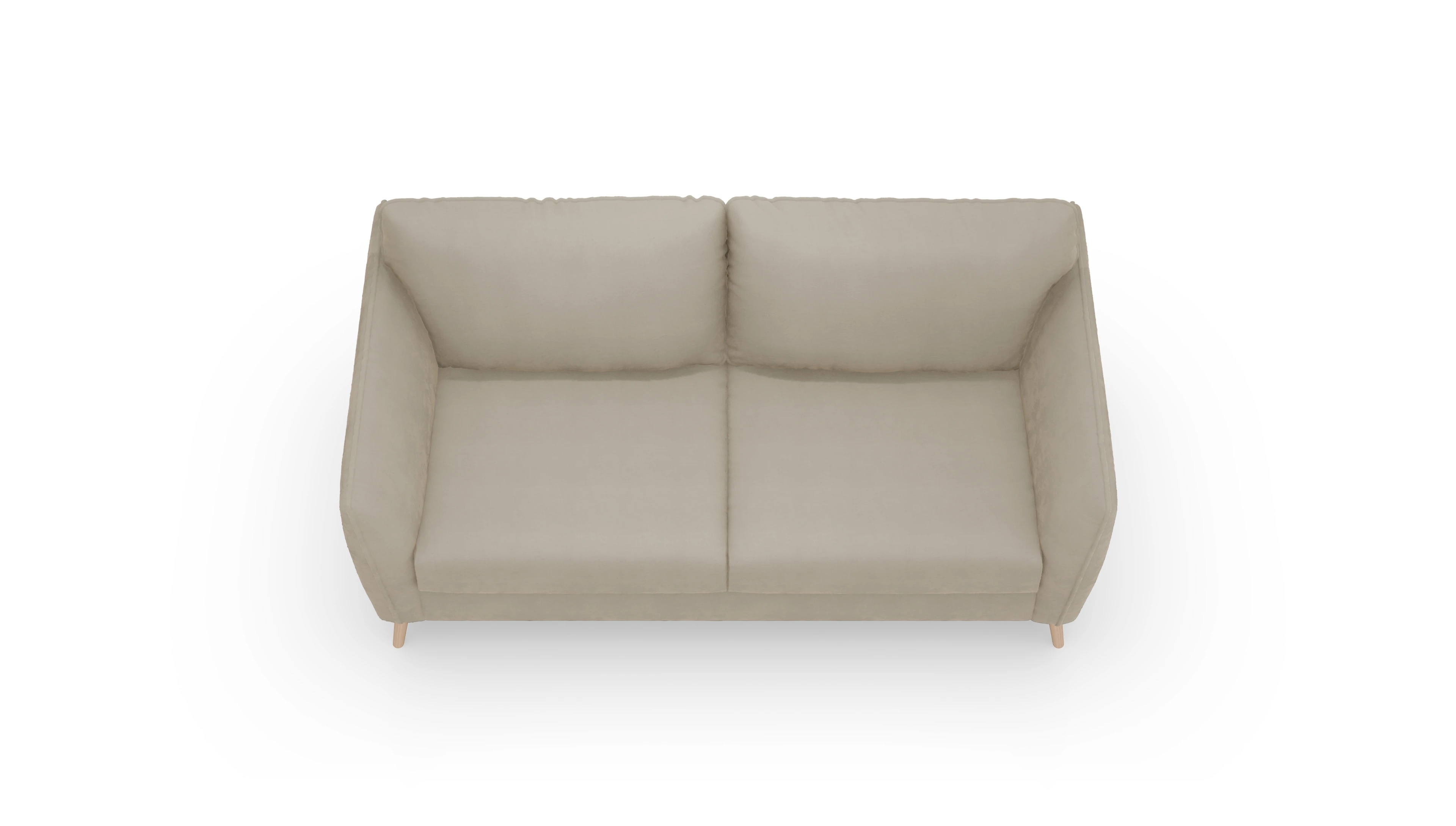 Ansicht des Produktes Eriksen 3-Sitzer in Samt beige