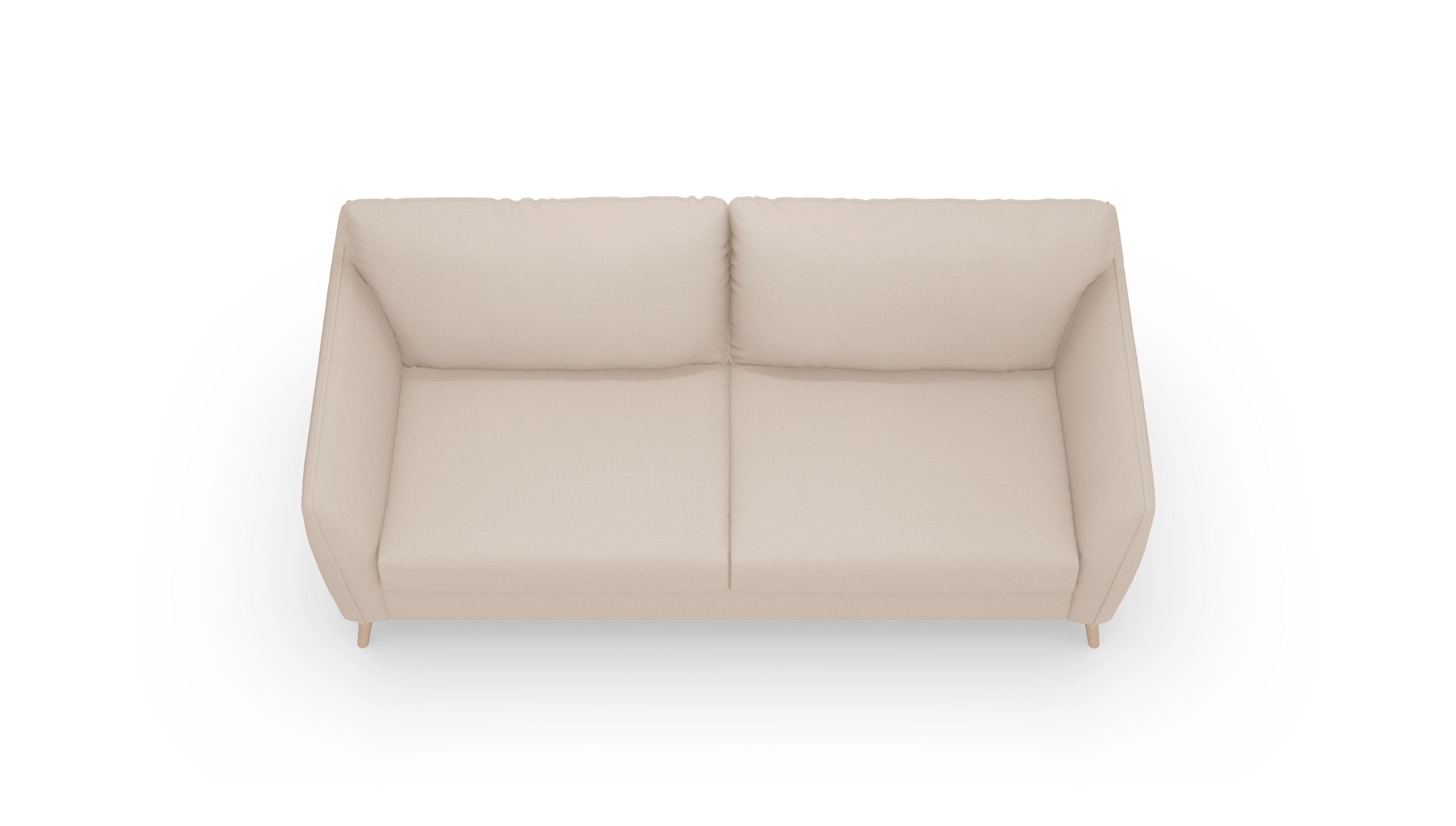 Schlafsofa Eriksen Ansicht des Produktes Eriksen 4-Sitzer in Stoff beige