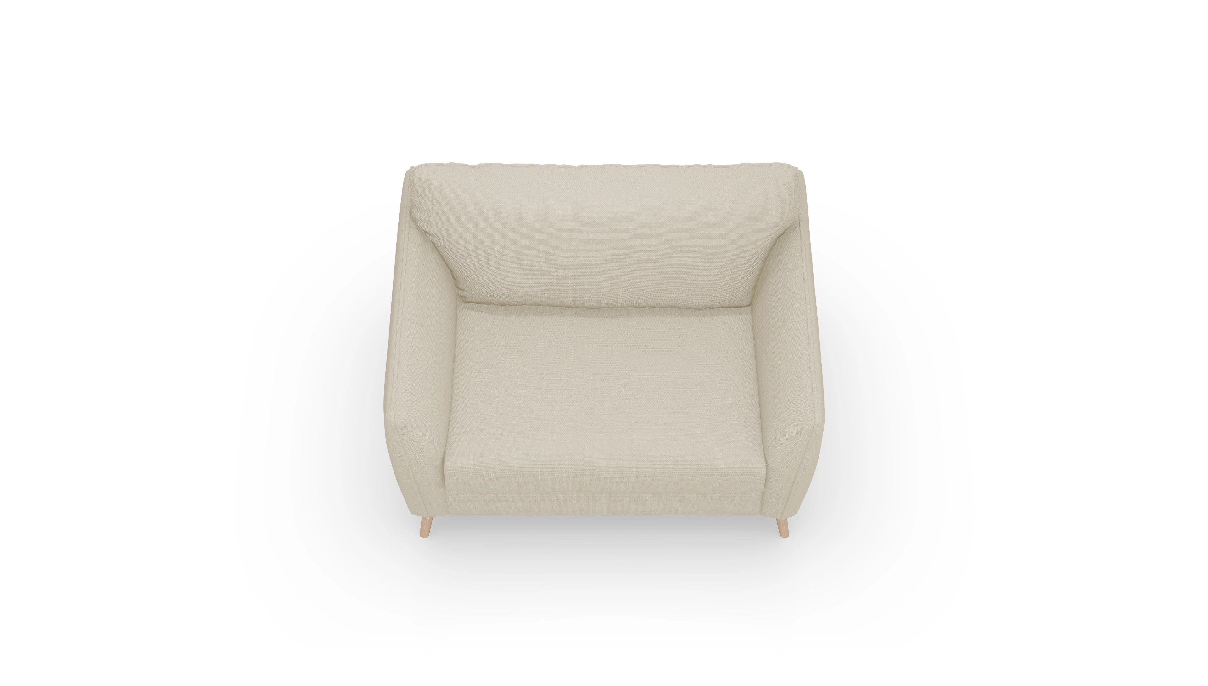 Ansicht des Produktes Eriksen Sessel in Stoff beige