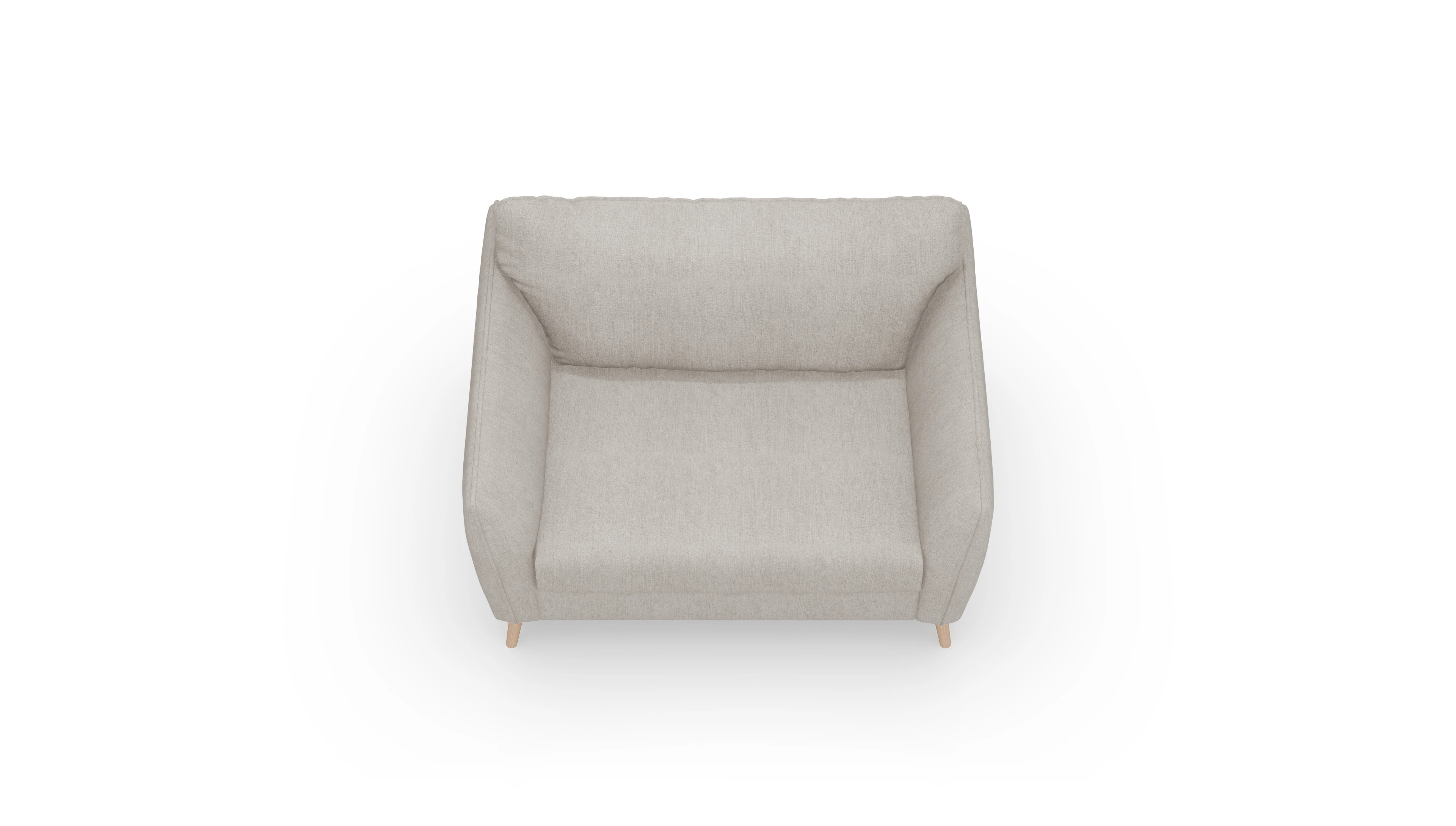 Ansicht des Produktes Eriksen Sessel in Stoff beige