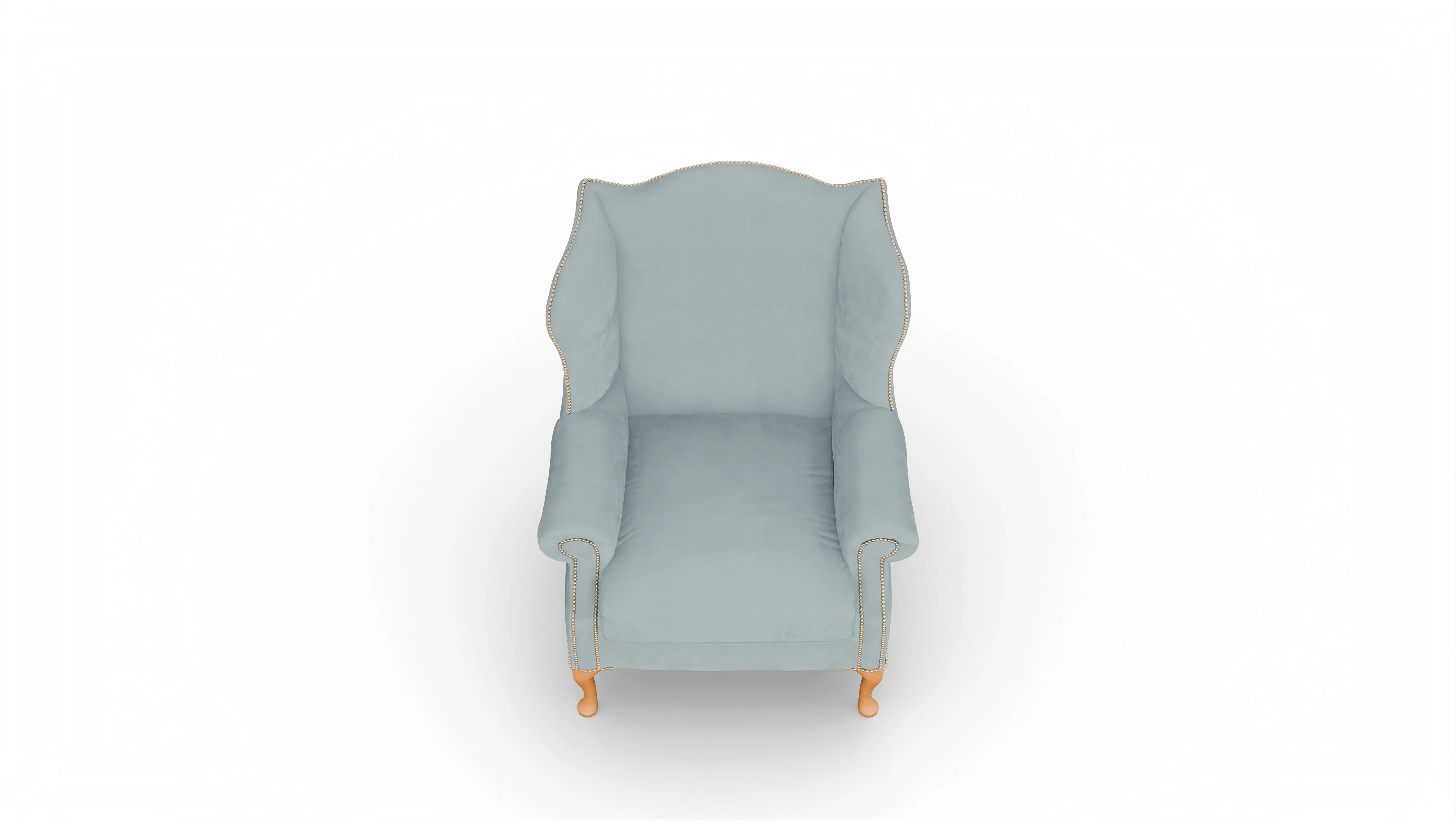 Ansicht des Produktes Heywood Sessel in Samt blau