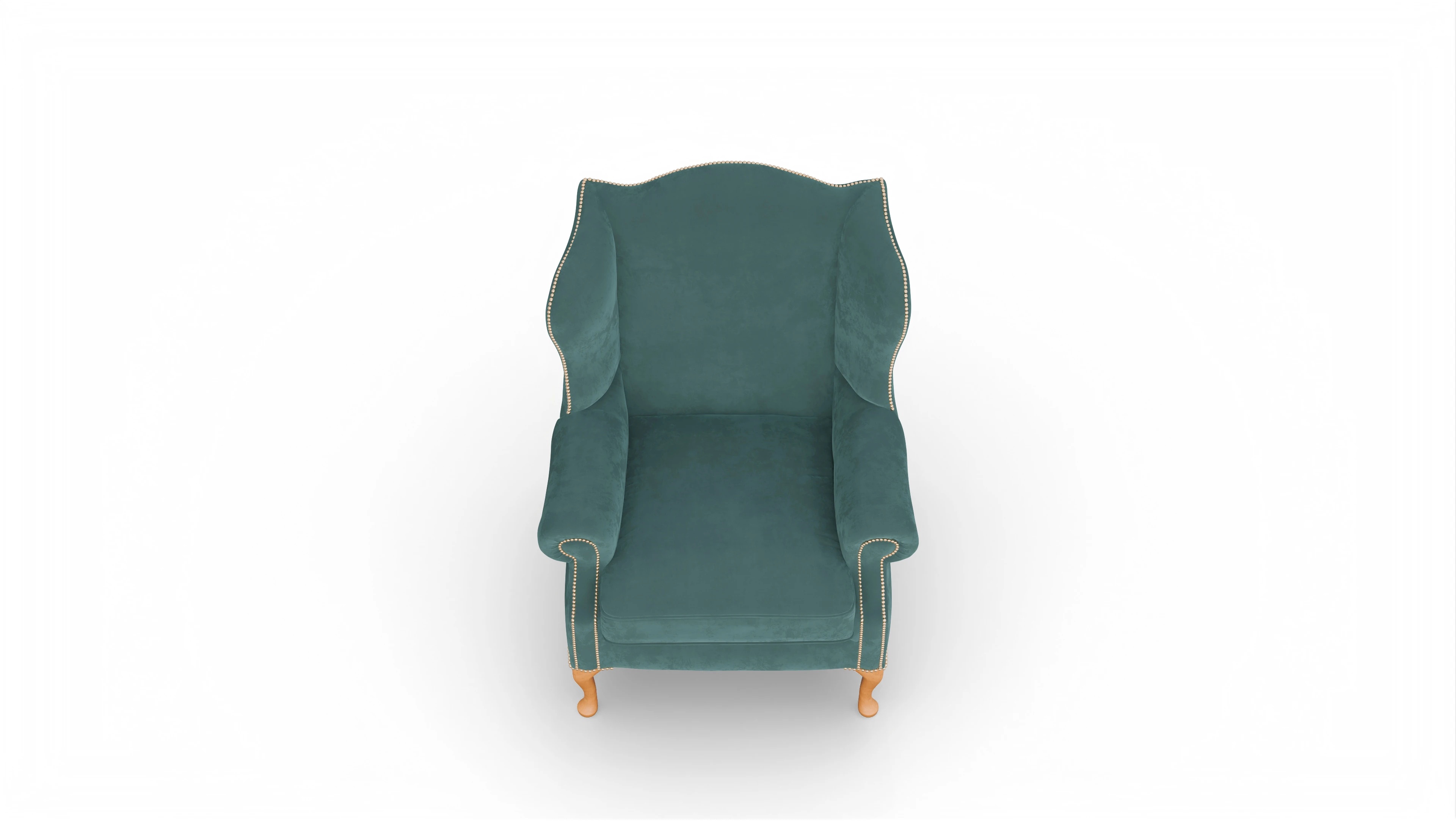 Ansicht des Produktes Heywood Sessel in Samt blau