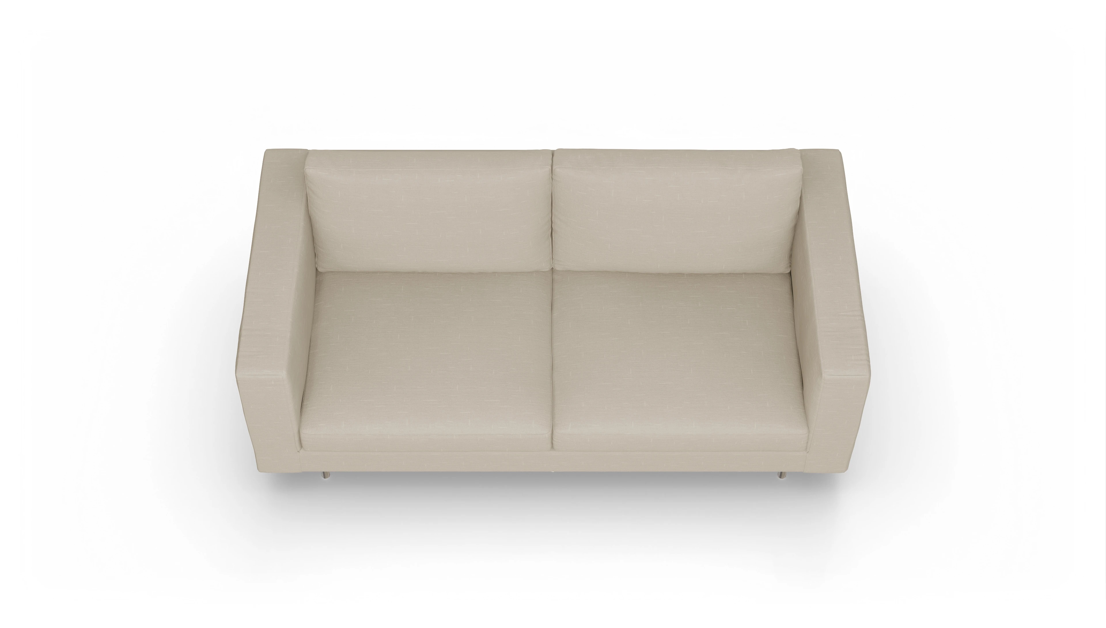 Design-Sofa Silea Ansicht des Produktes Silea 3-Sitzer in Stoff beige