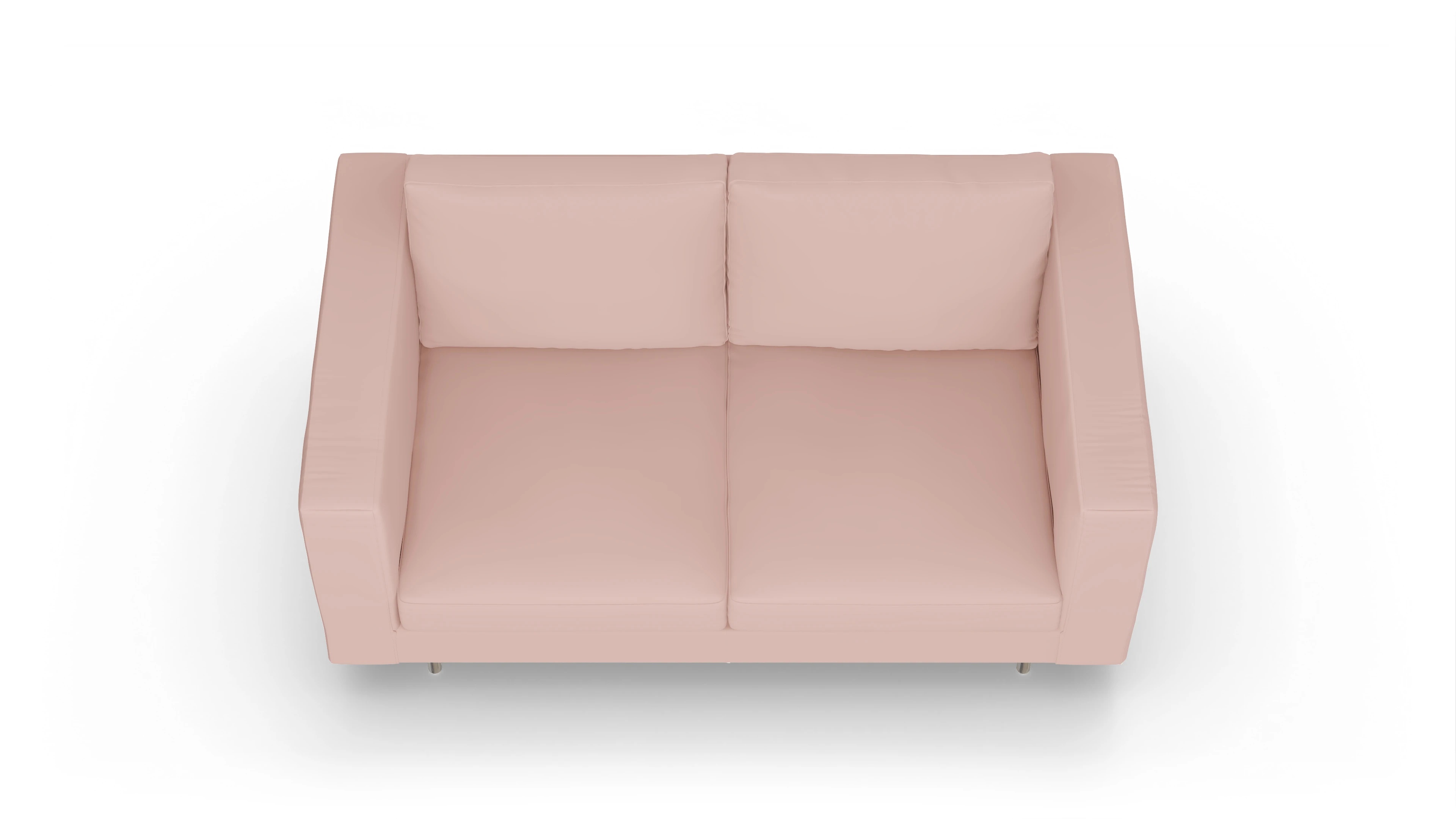 Design-Sofa Silea Ansicht des Produktes Silea 2,5-Sitzer in Samt rot