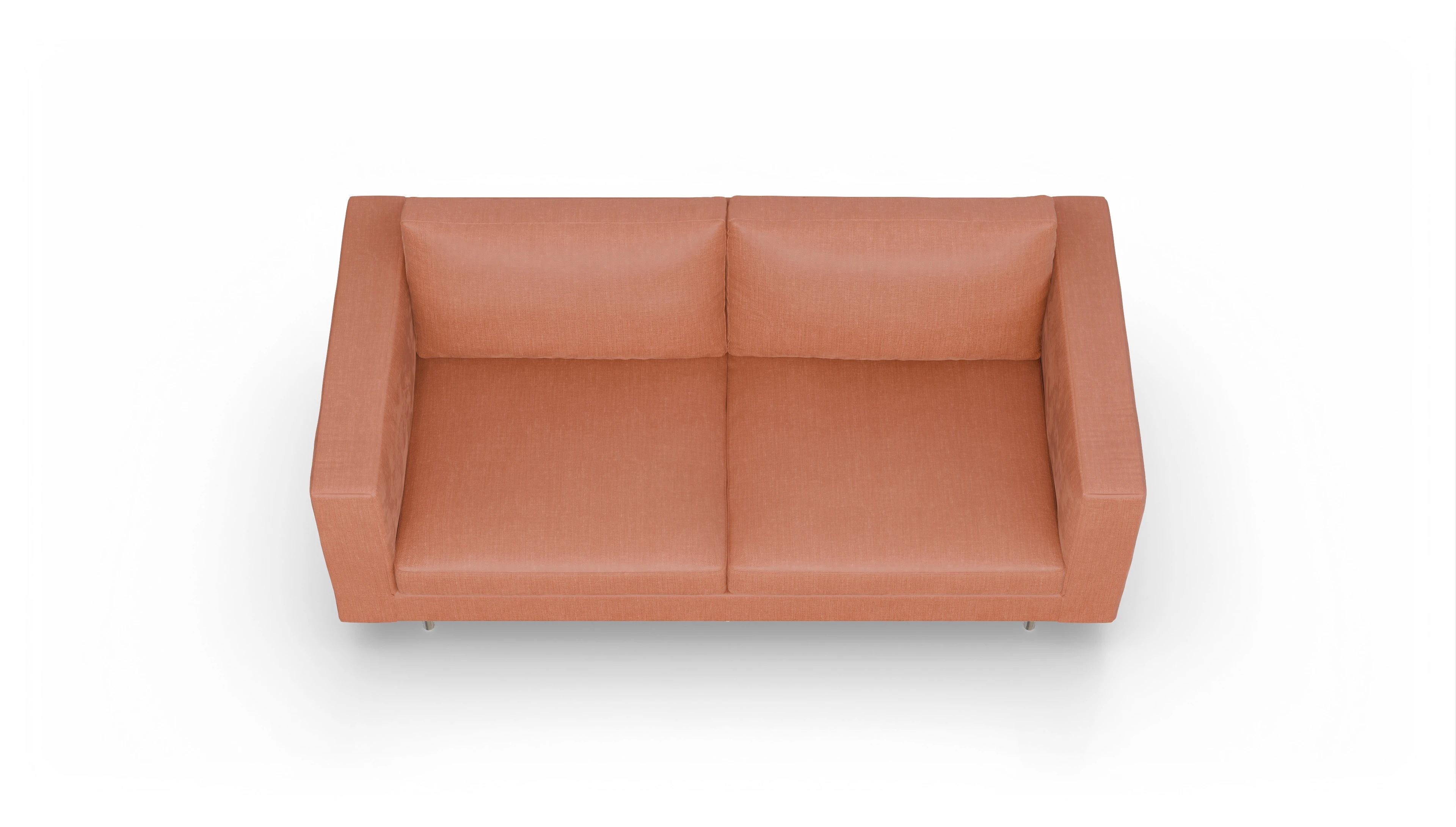 Ansicht des Produktes Silea 3-Sitzer in Stoff orange