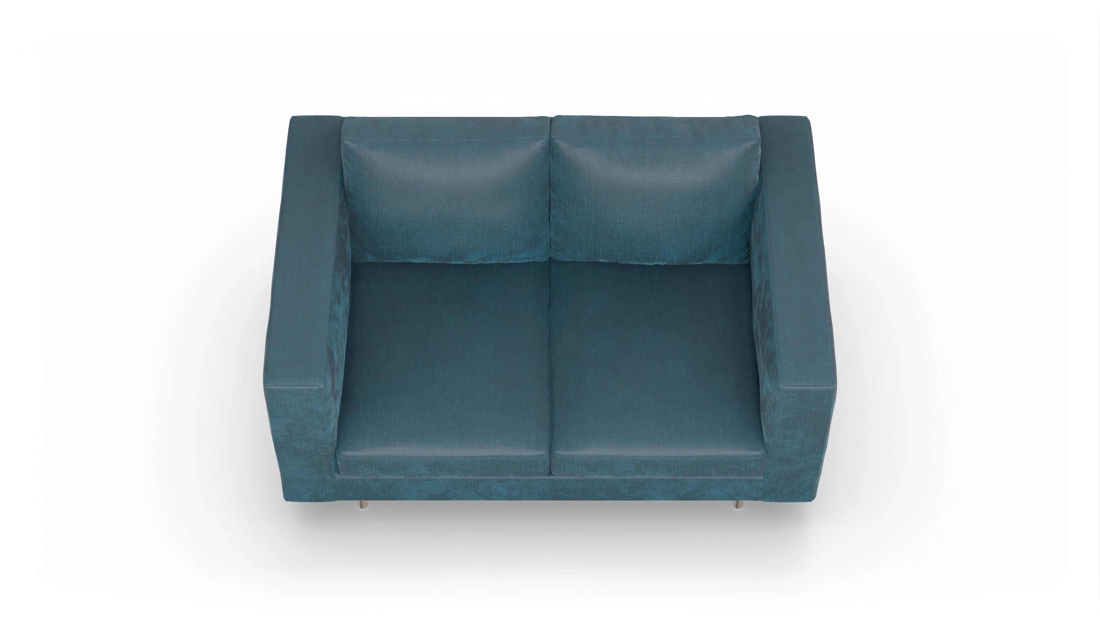 Ansicht des Produktes Silea 2-Sitzer in Stoff blau