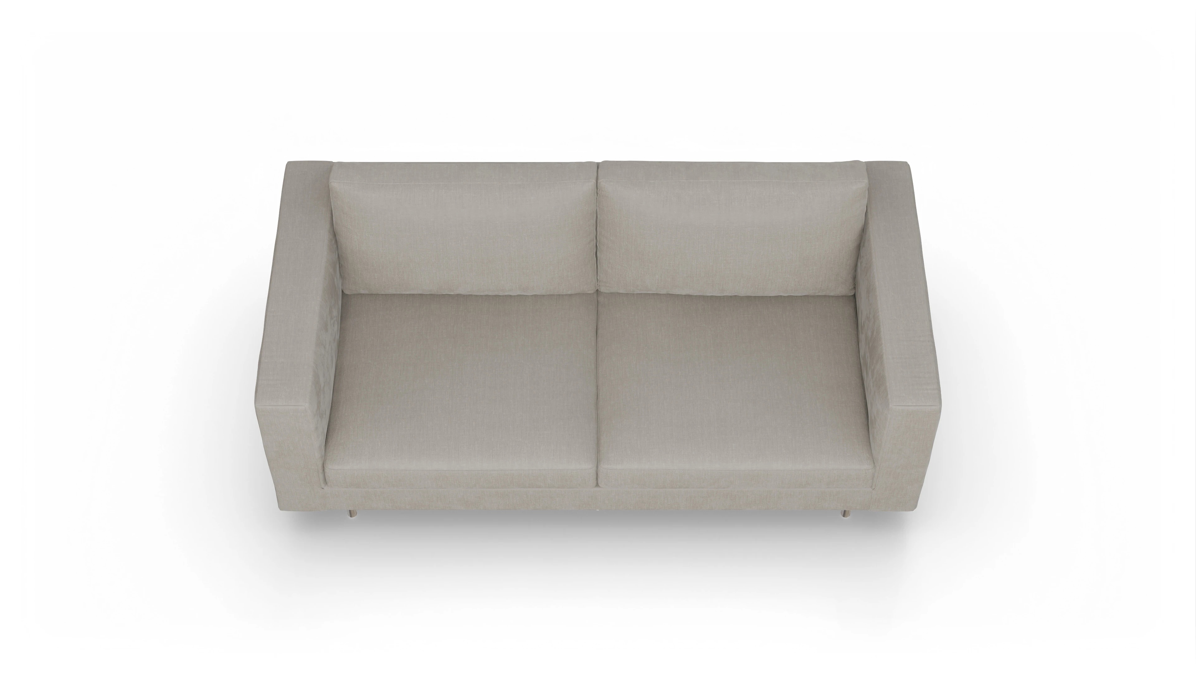 Ansicht des Produktes Silea 3-Sitzer in Stoff grau