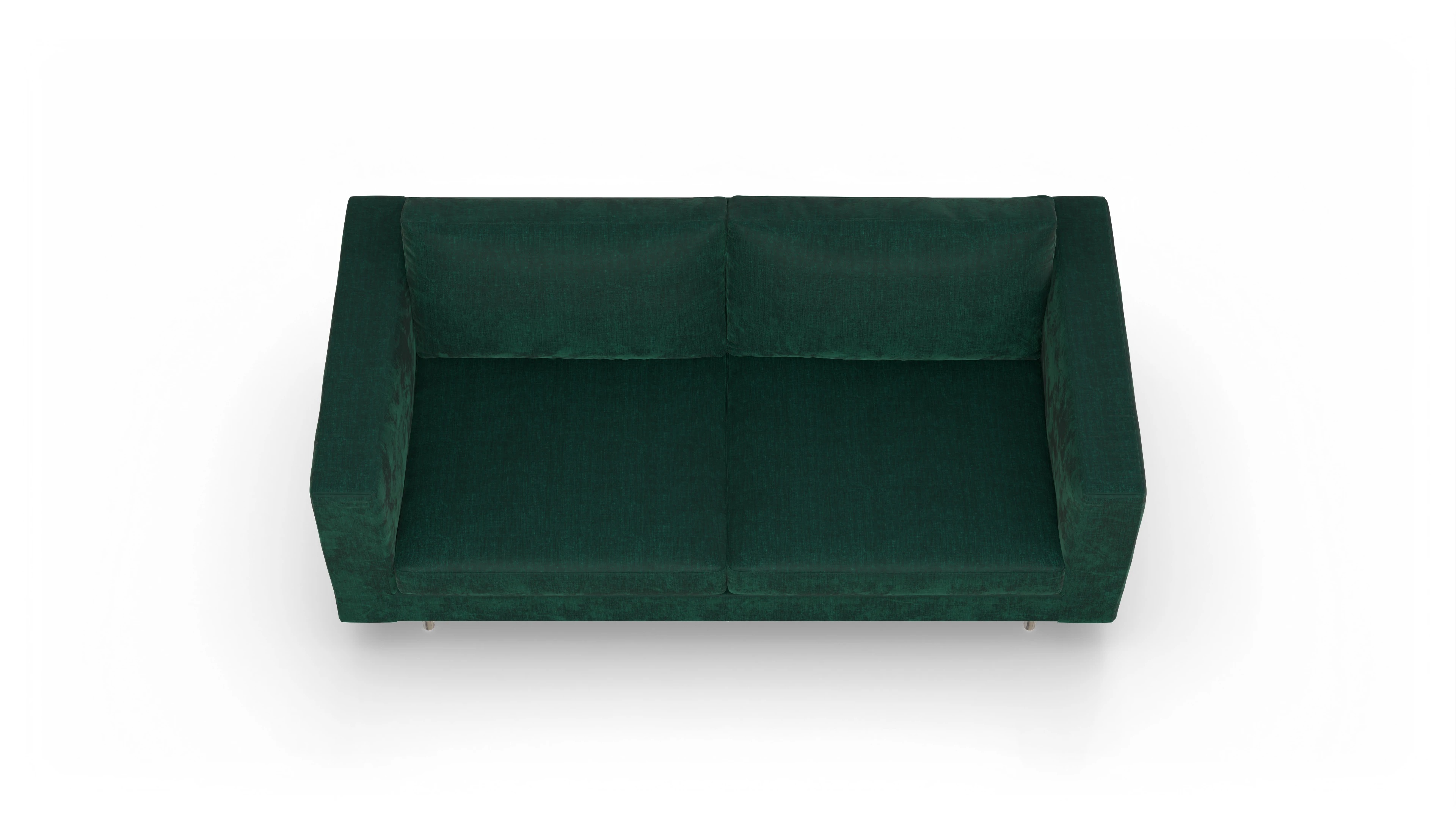 Design-Sofa Silea Ansicht des Produktes Silea 3-Sitzer in Stoff blau