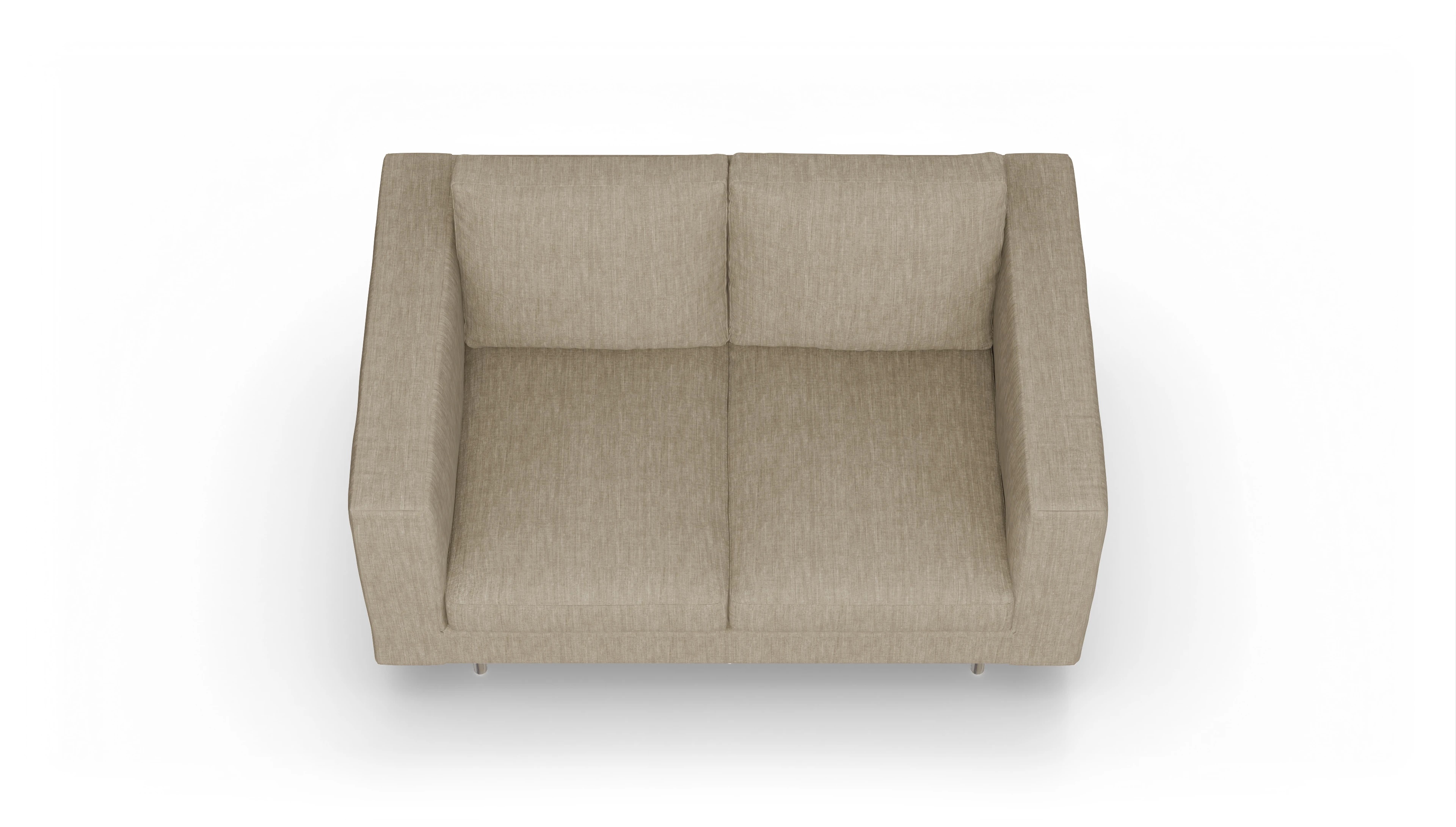 Ansicht des Produktes Silea 2-Sitzer in Stoff beige