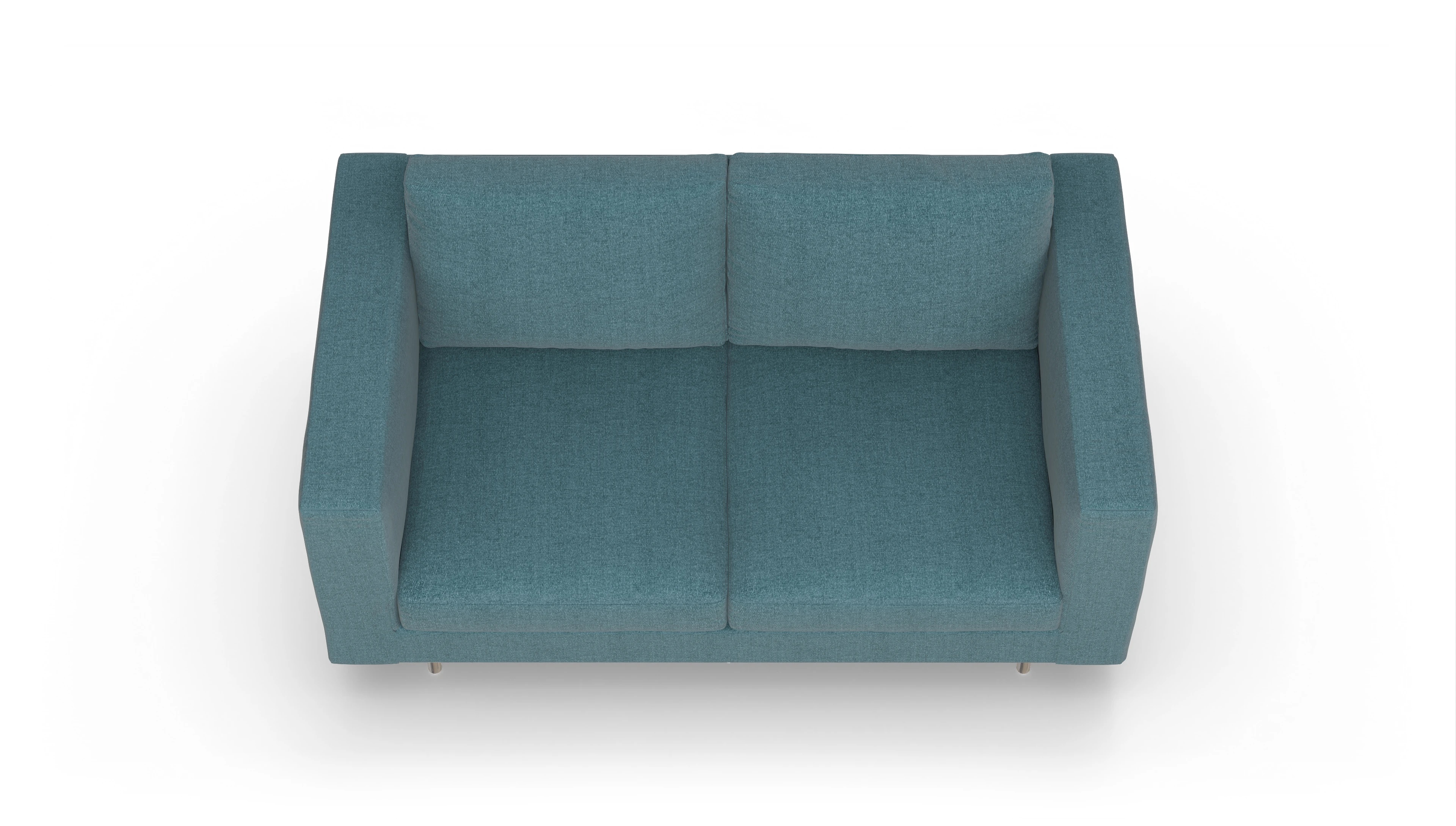 Ansicht des Produktes Silea 2,5-Sitzer in Stoff blau