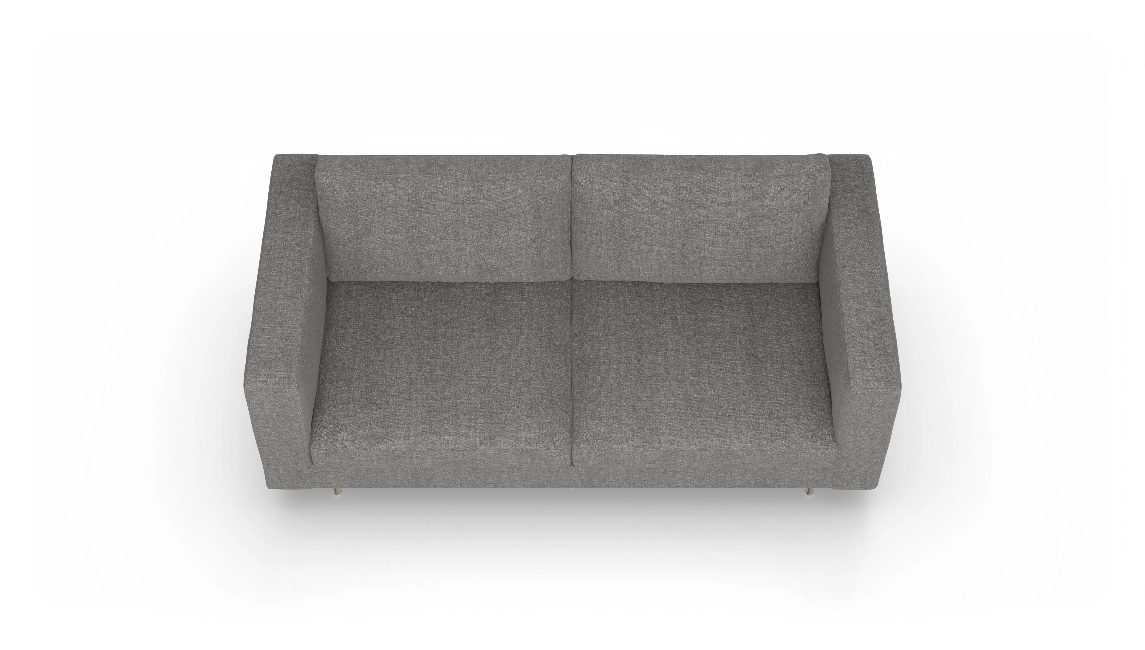 Ansicht des Produktes Silea 3-Sitzer in Stoff grau