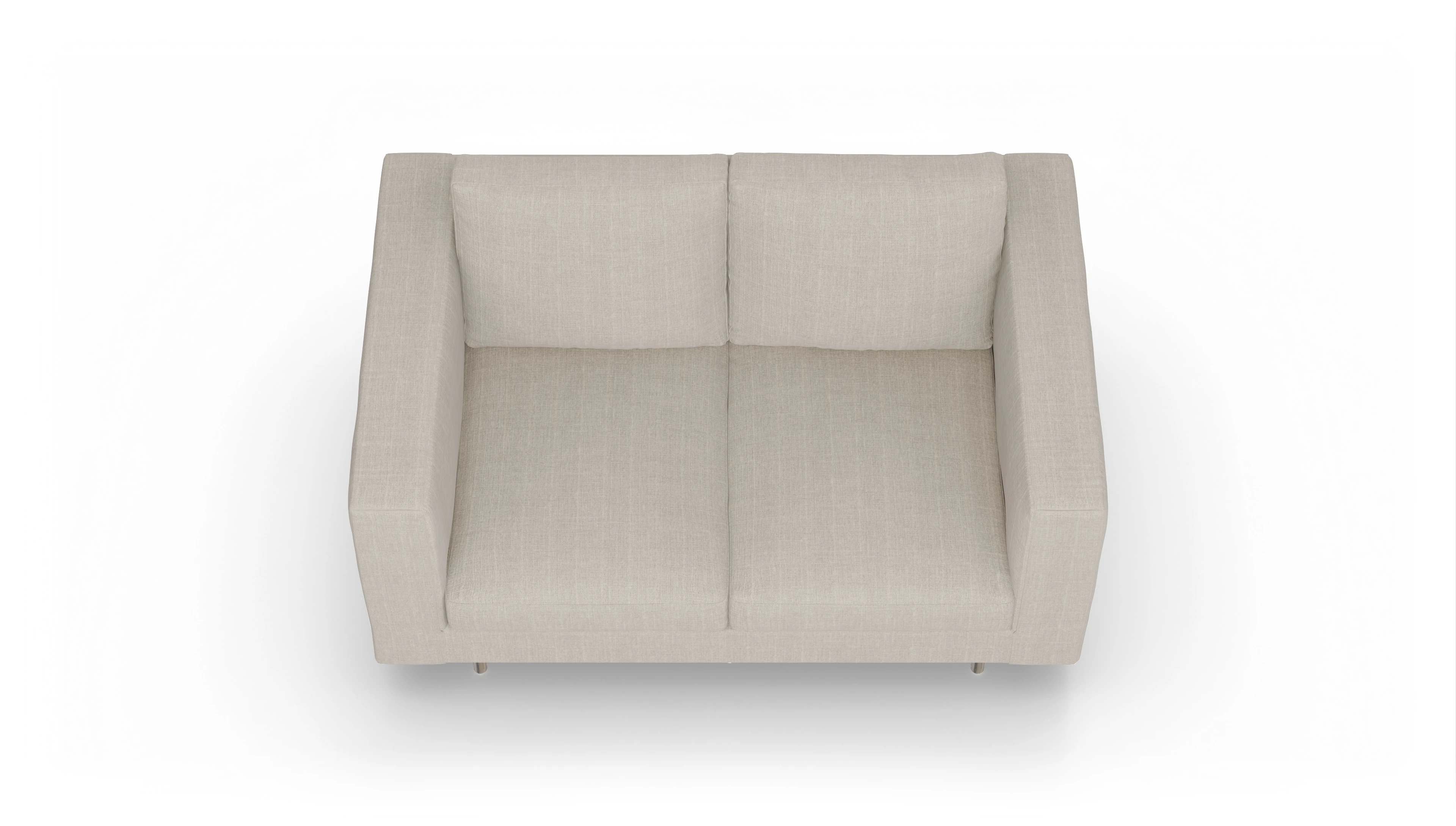 Ansicht des Produktes Silea 2-Sitzer in Stoff beige
