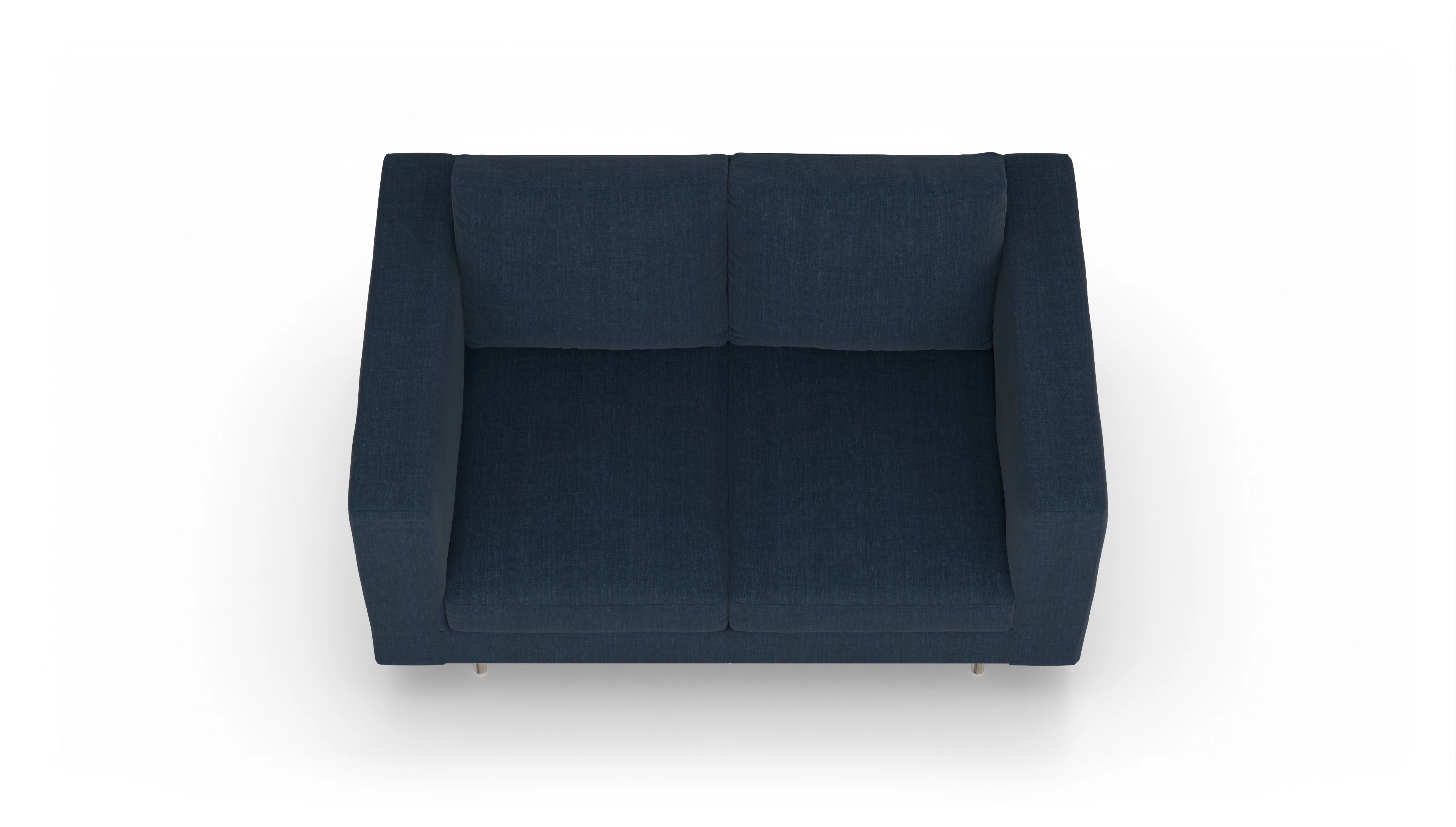 Ansicht des Produktes Silea 2-Sitzer in Stoff blau