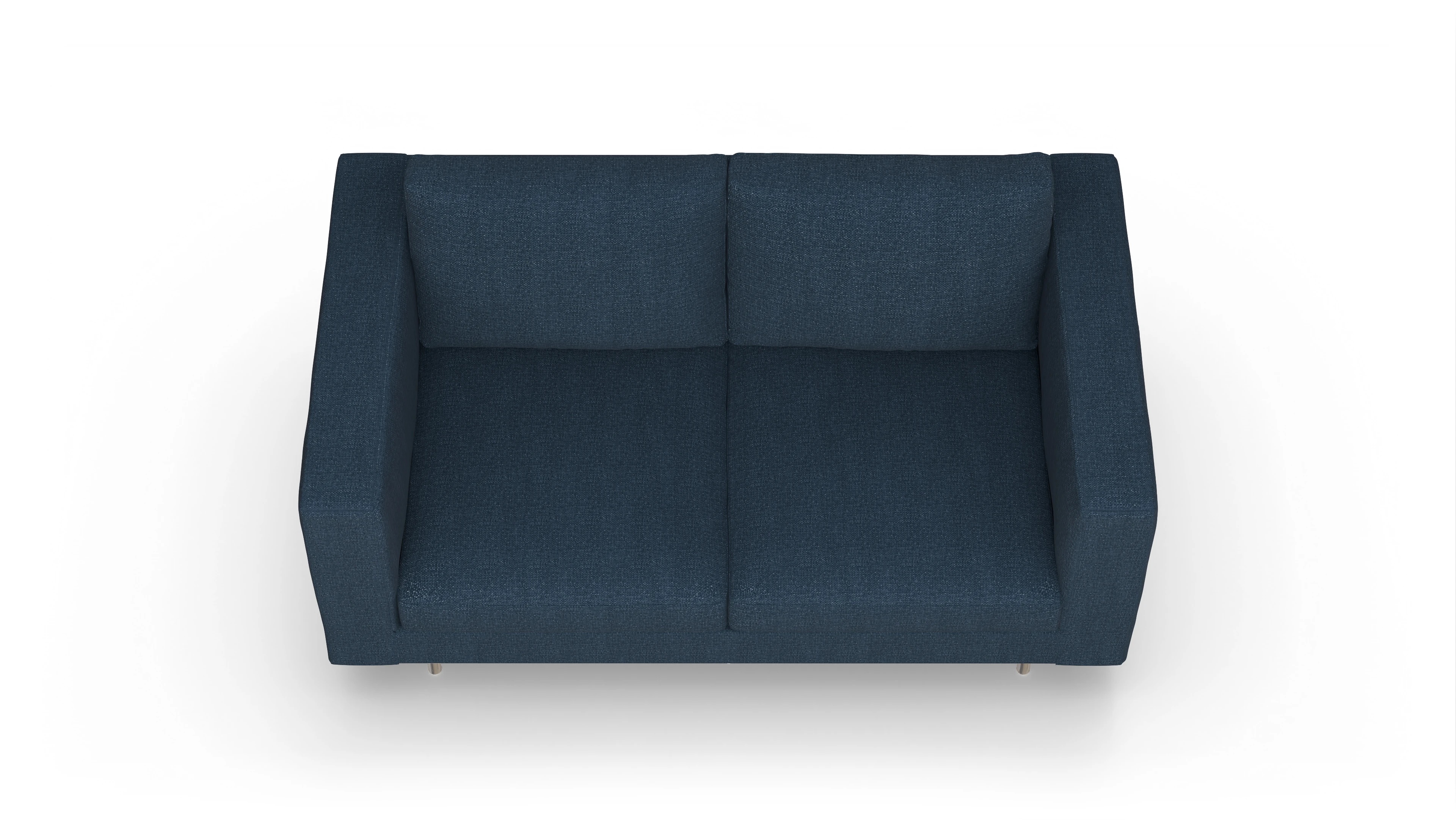 Ansicht des Produktes Silea 2,5-Sitzer in Stoff blau