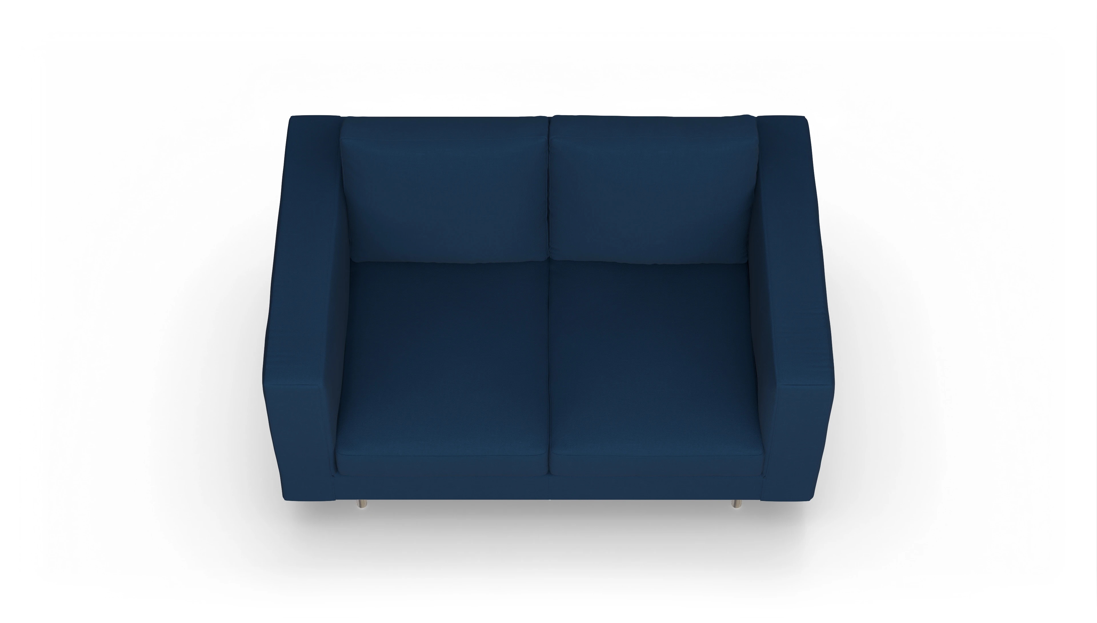Ansicht des Produktes Silea 2-Sitzer in Stoff blau