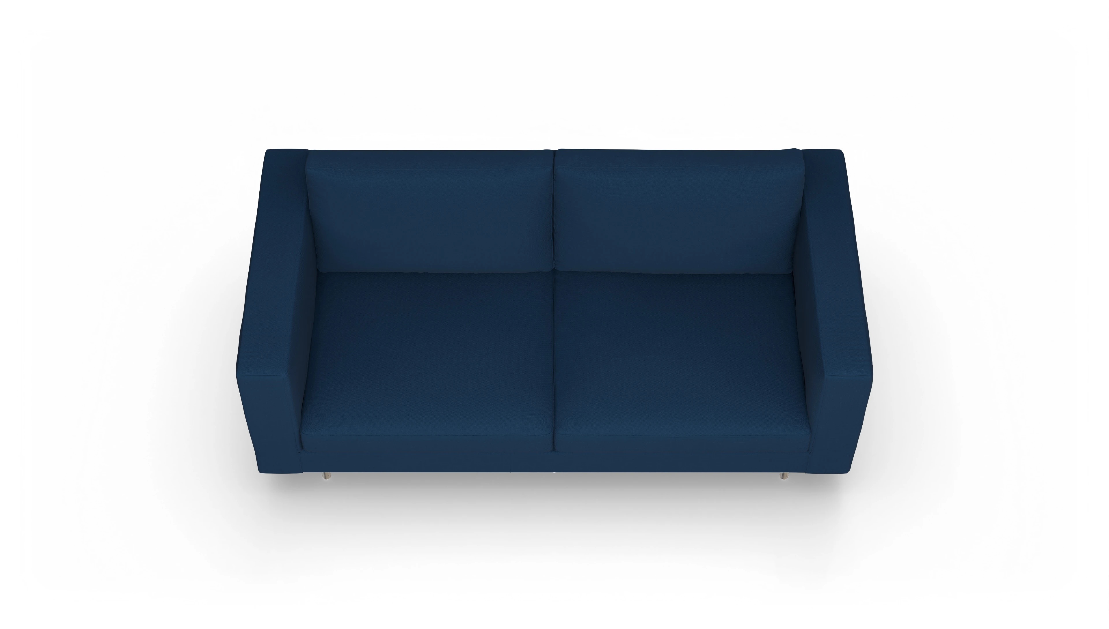 Ansicht des Produktes Silea 3-Sitzer in Stoff blau