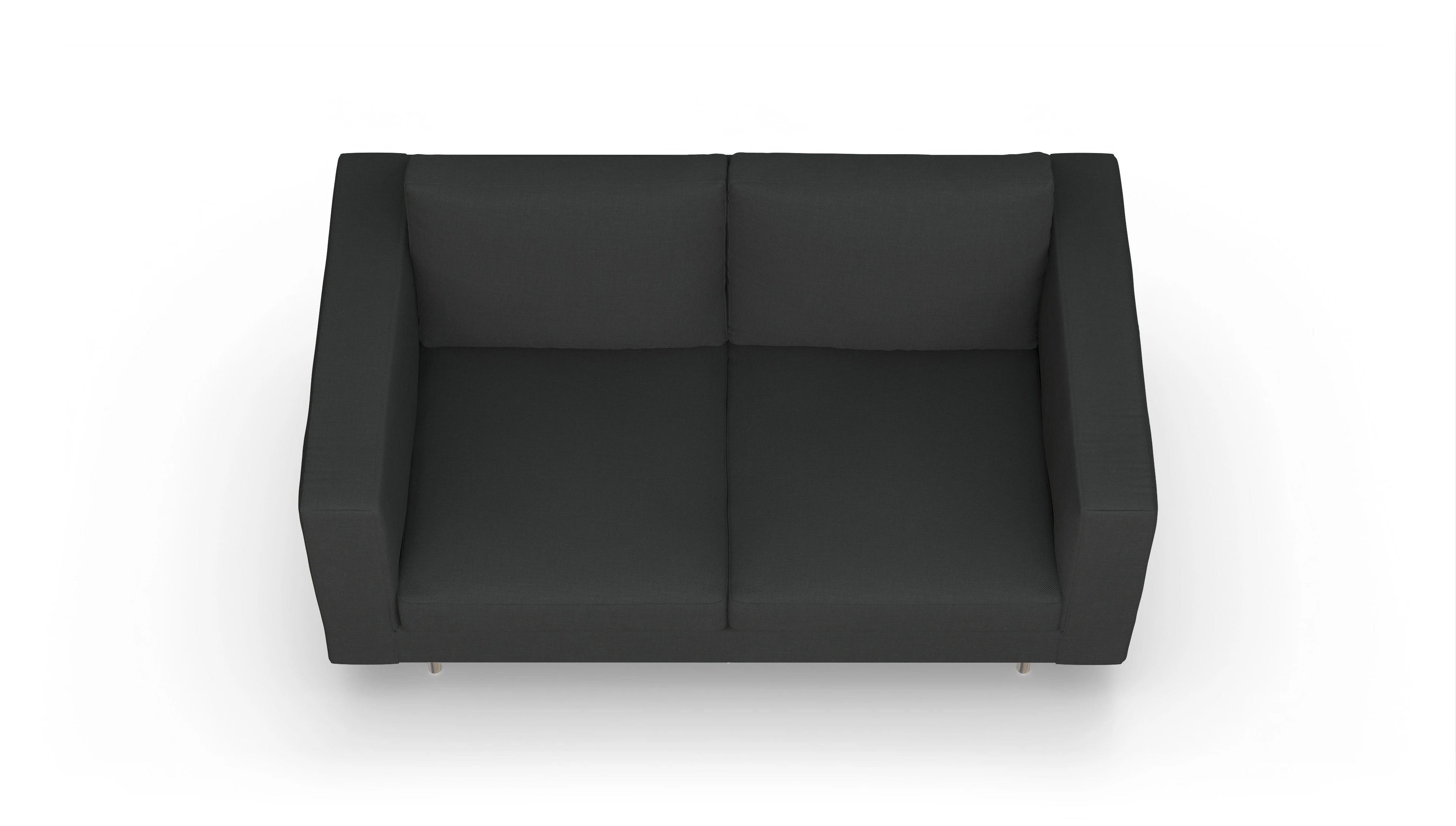 Ansicht des Produktes Silea 2,5-Sitzer in Stoff schwarz
