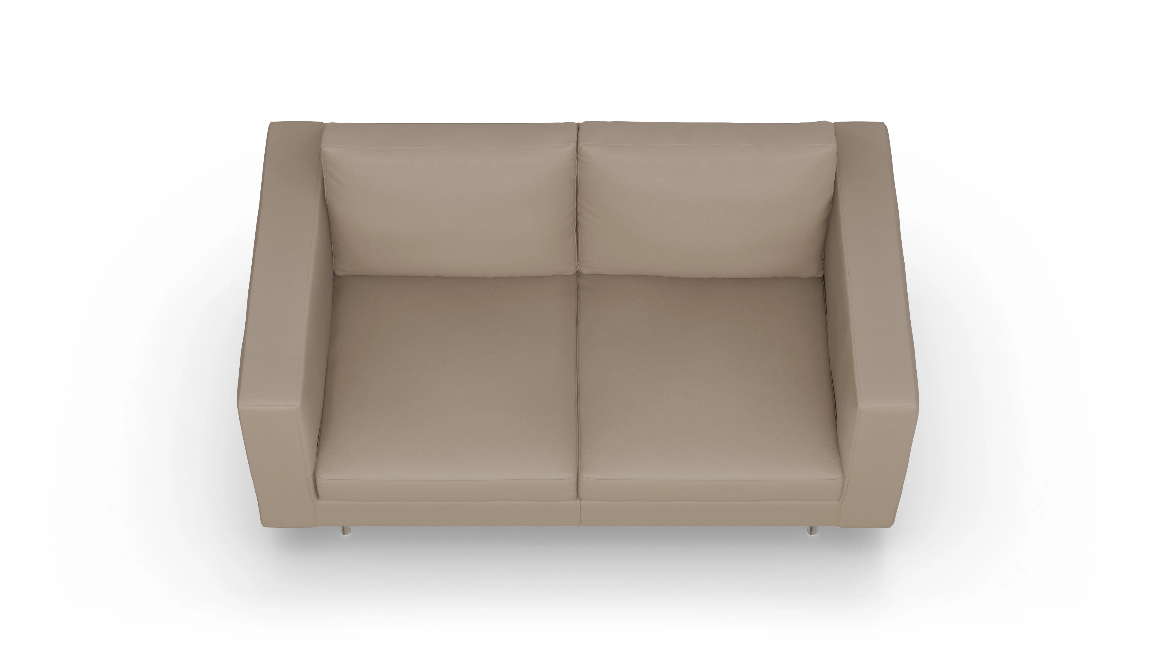 Ansicht des Produktes Silea 2,5-Sitzer in Leder beige