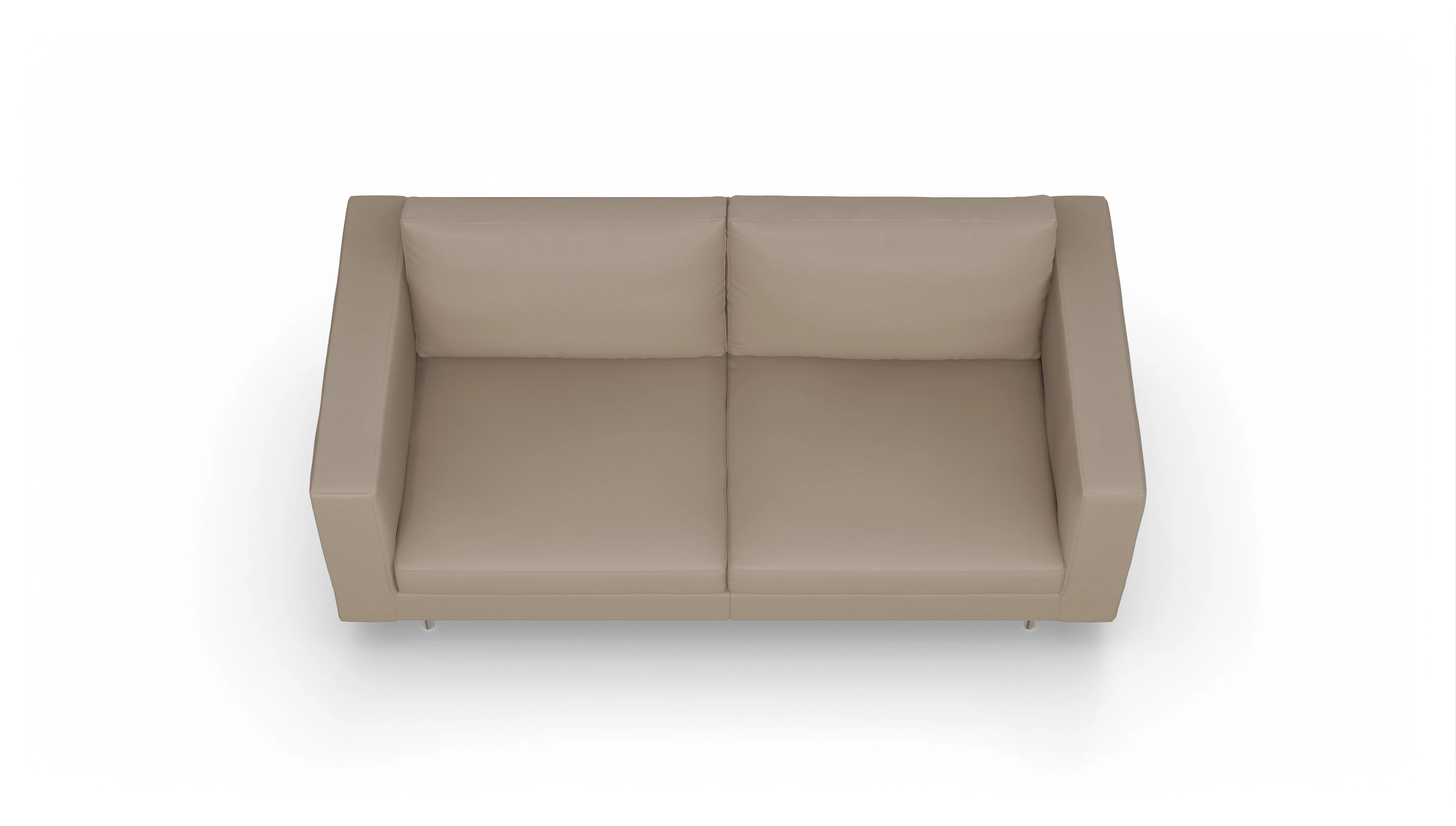 Ansicht des Produktes Silea 3-Sitzer in Leder beige