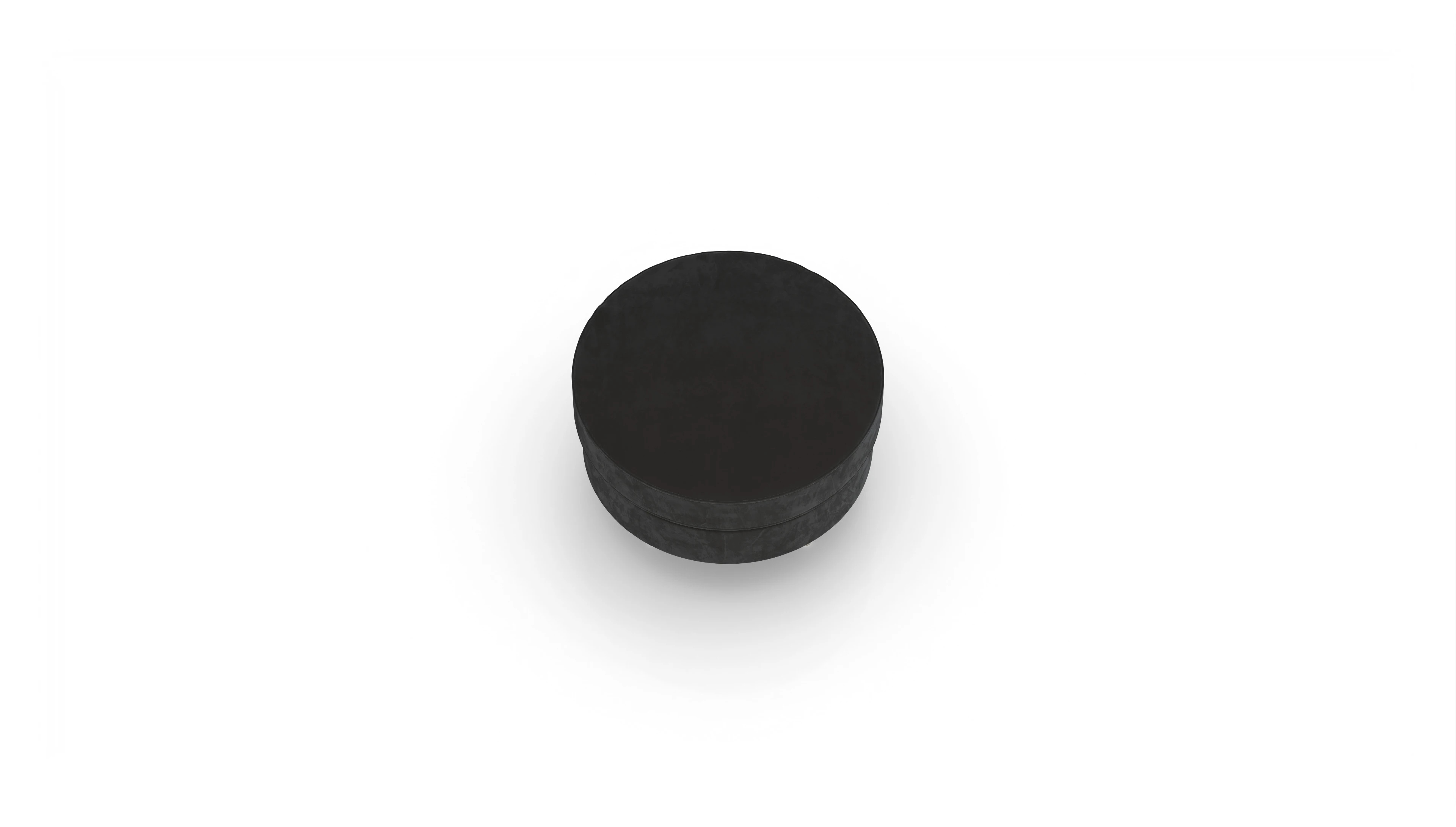Ansicht des Produktes Silea Hocker in Samt grau
