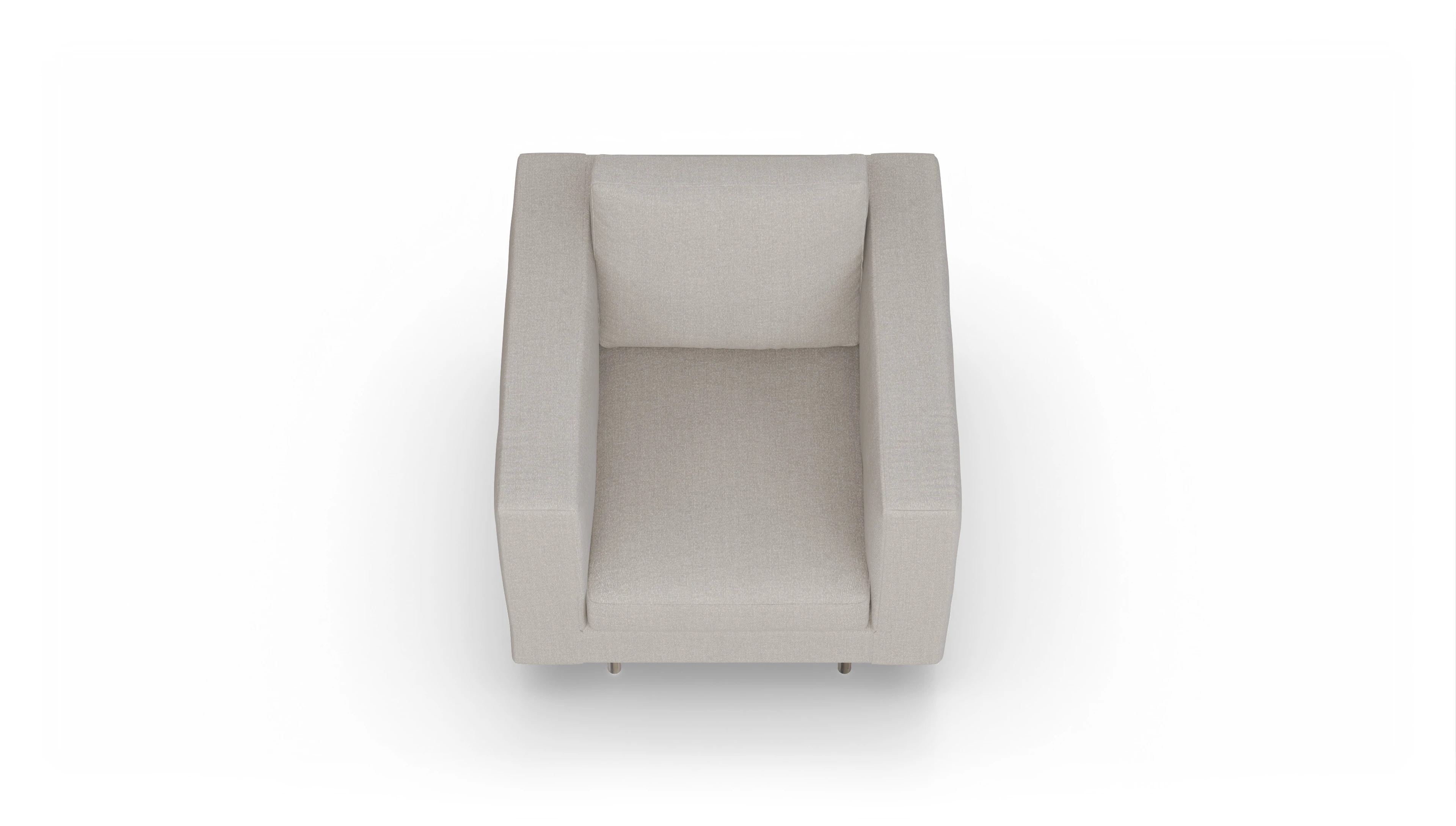 Ansicht des Produktes Silea Sessel in Stoff beige