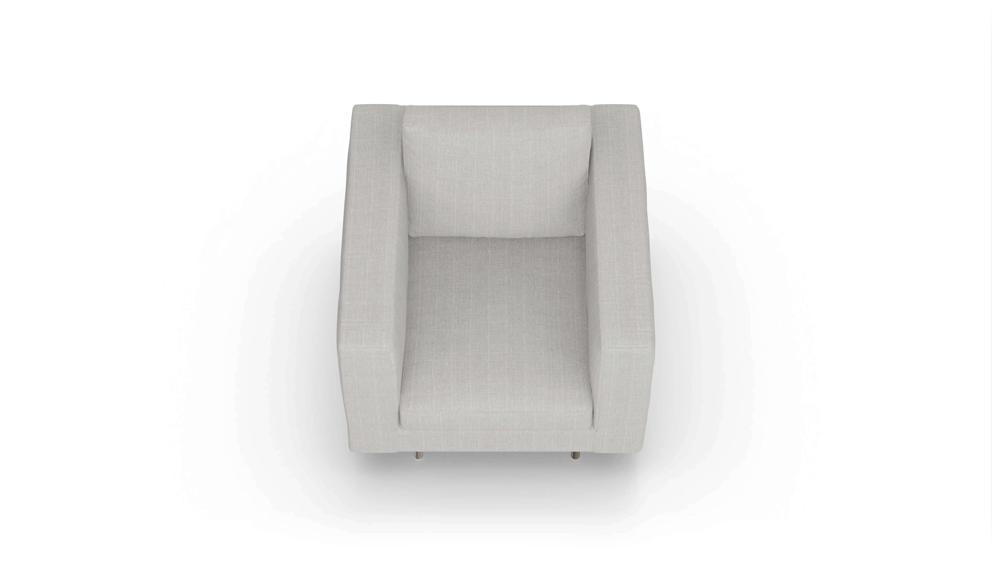 Ansicht des Produktes Silea Sessel in Stoff beige