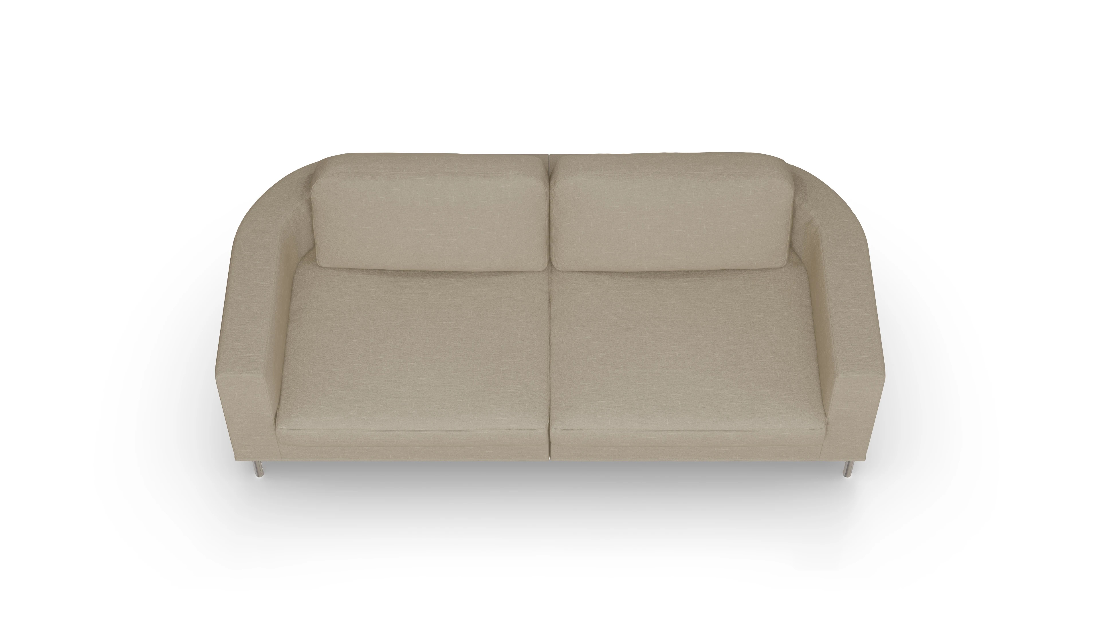 Ansicht des Produktes Girando 3-Sitzer in Stoff beige