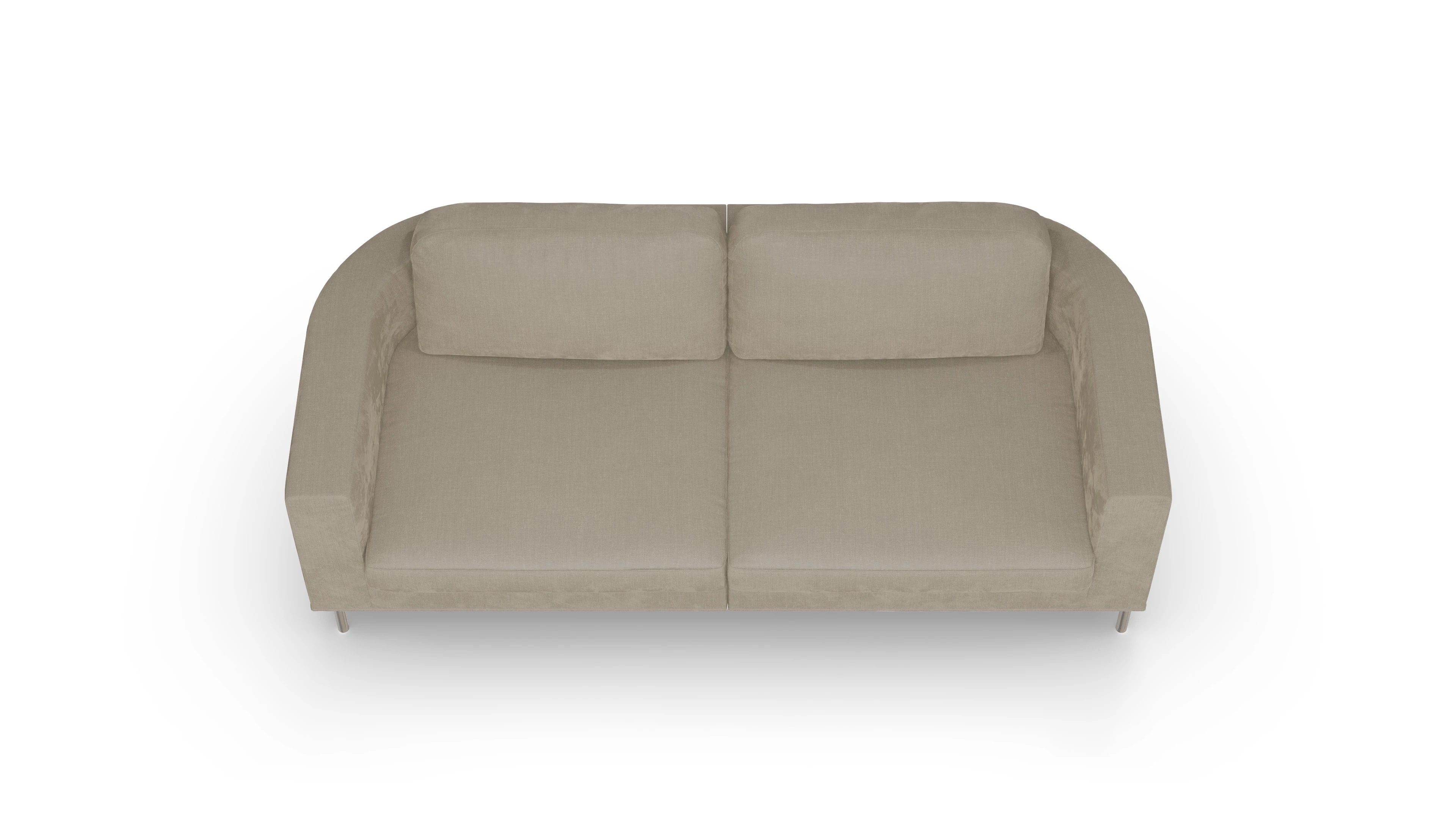 Ansicht des Produktes Girando 3-Sitzer in Stoff beige