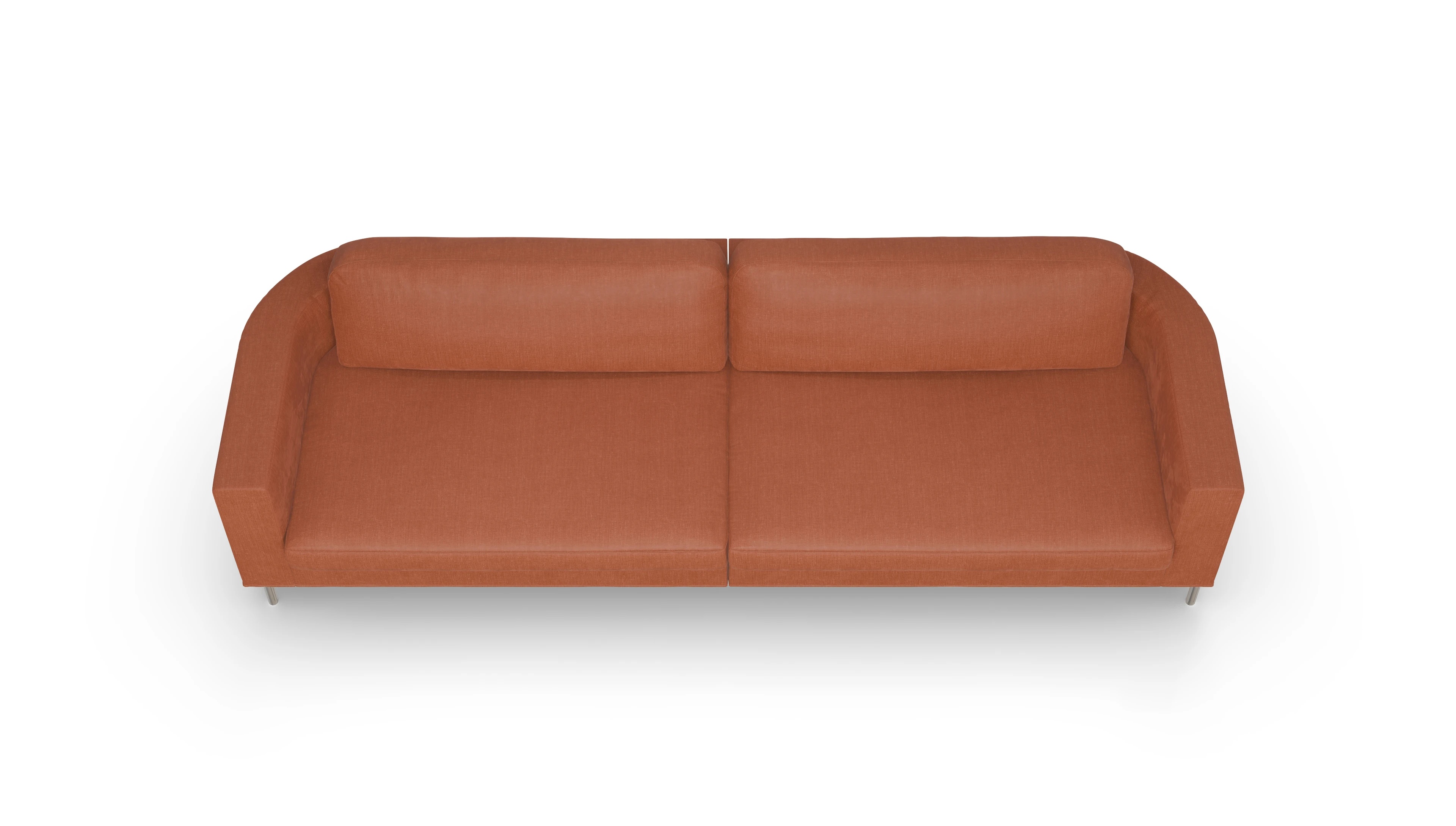 Ansicht des Produktes Girando 4-Sitzer in Stoff orange