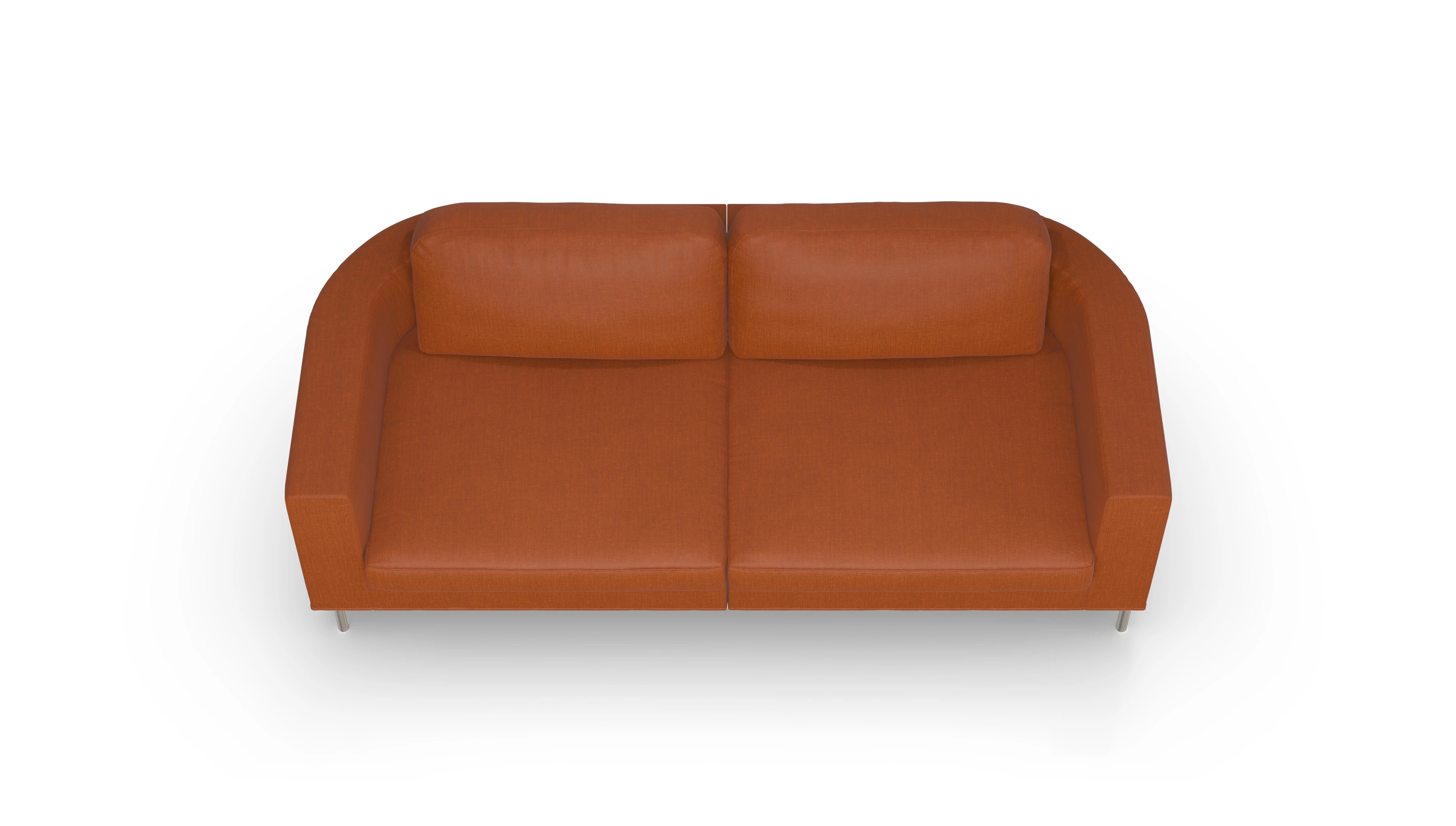 Ansicht des Produktes Girando 3-Sitzer in Stoff orange