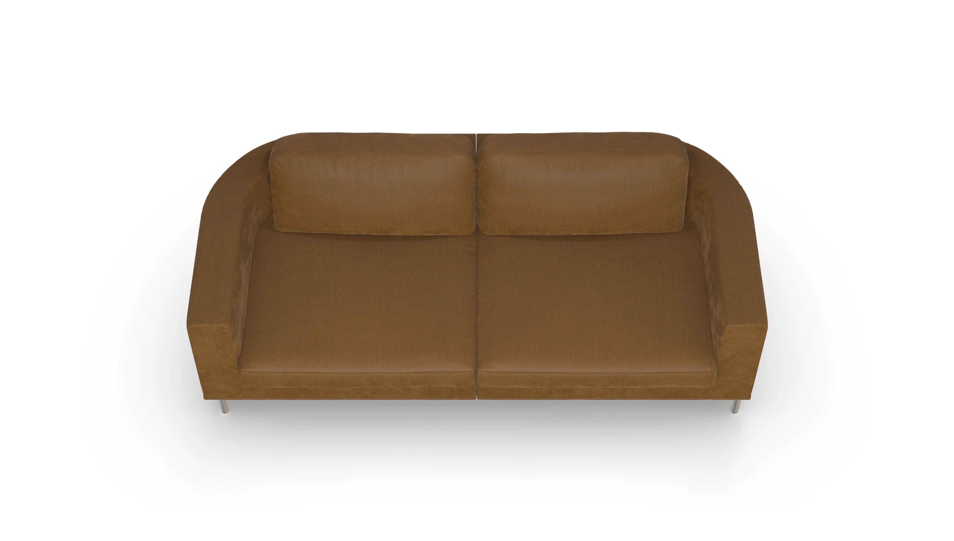 Ansicht des Produktes Girando 3-Sitzer in Stoff orange