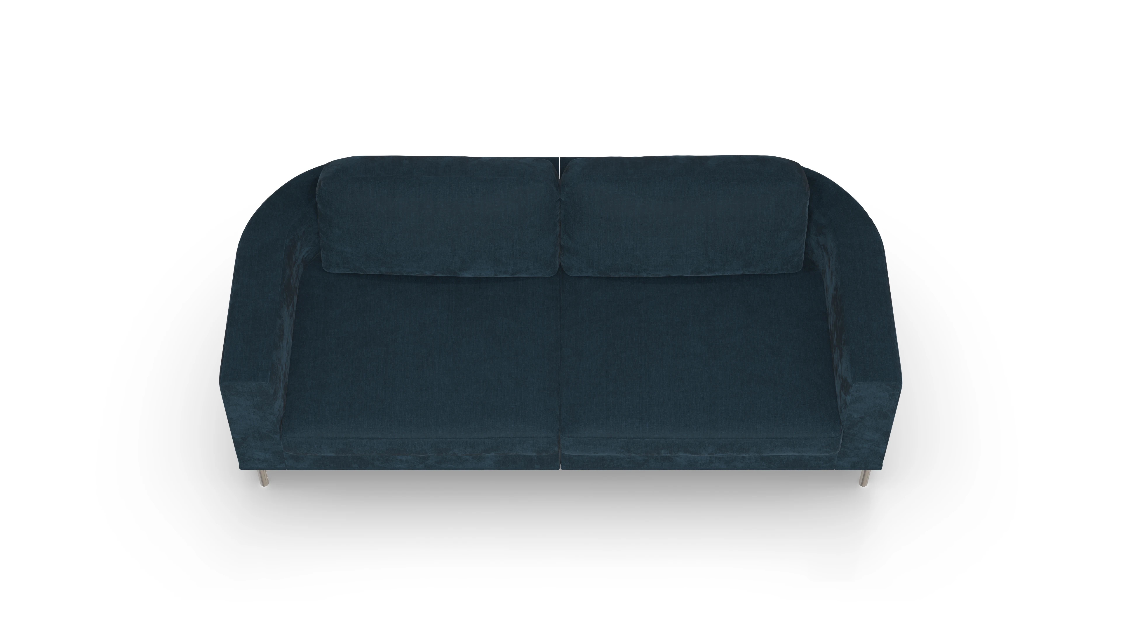 Ansicht des Produktes Girando 3-Sitzer in Stoff blau