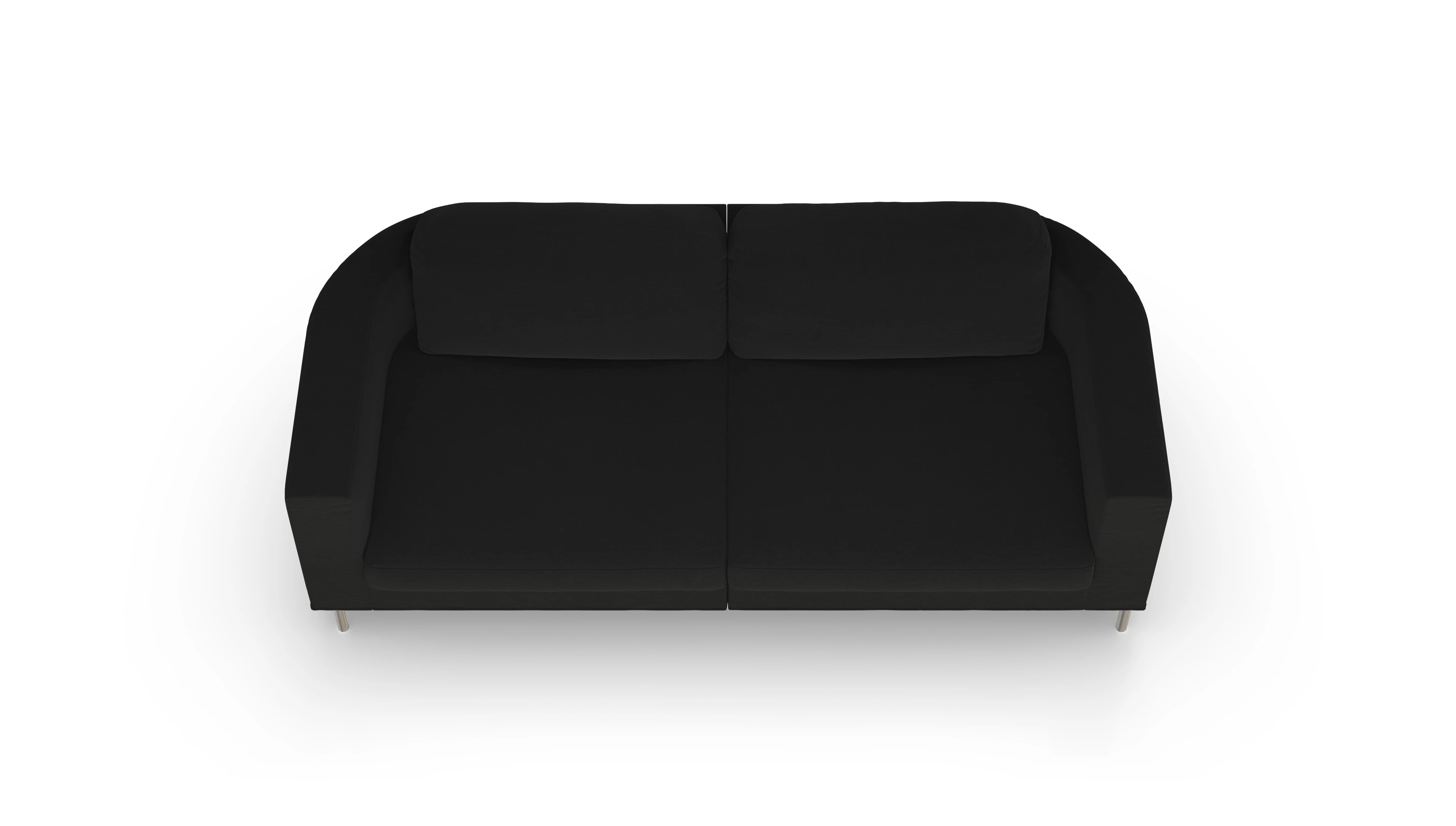 Ansicht des Produktes Girando 3-Sitzer in Stoff schwarz