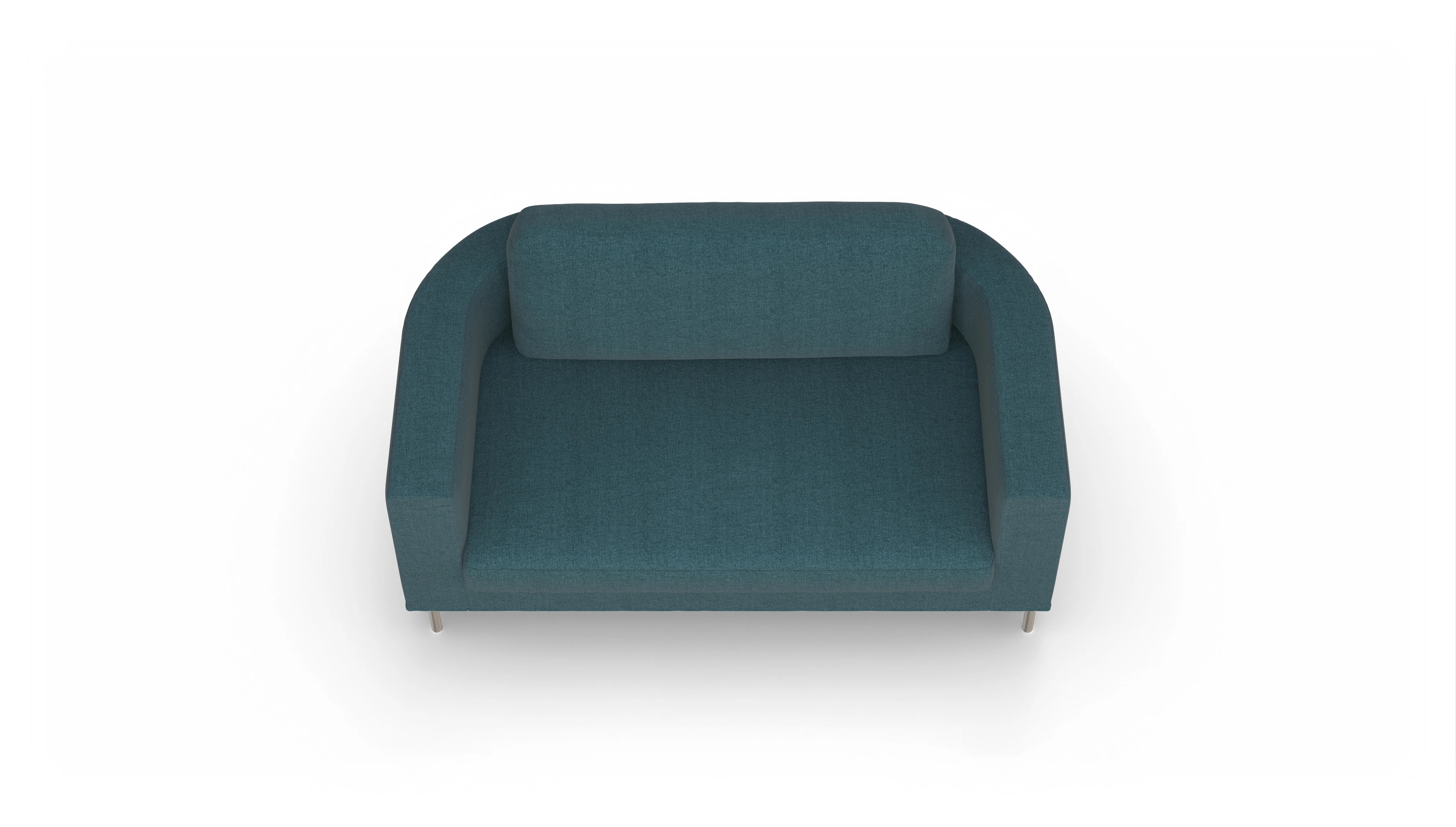 Ansicht des Produktes Girando 2-Sitzer in Stoff blau