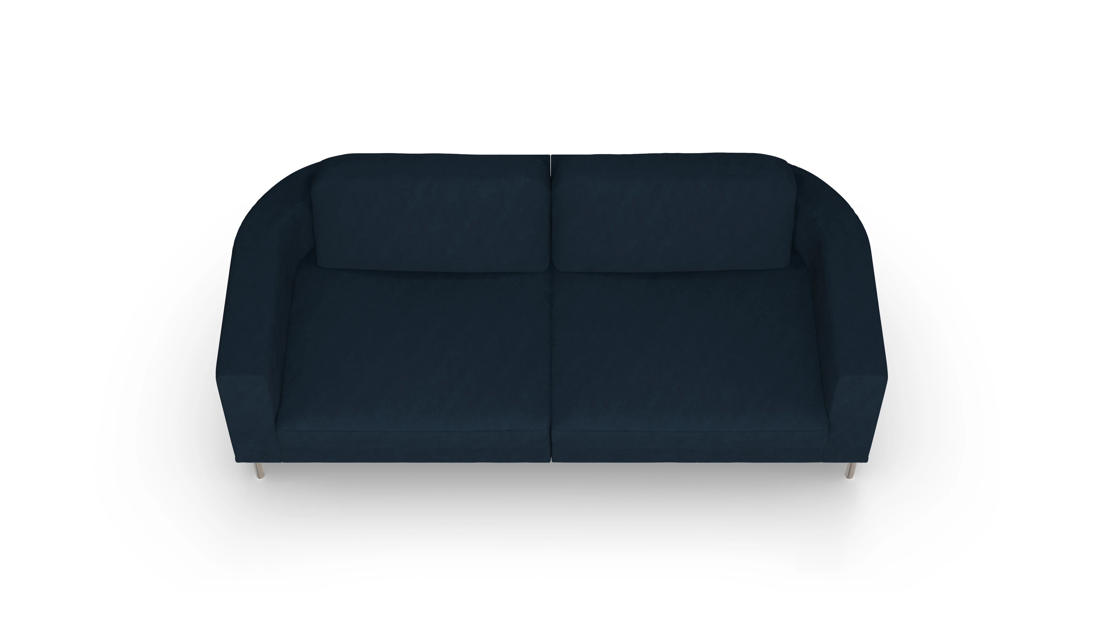 Ansicht des Produktes Girando 3-Sitzer in Stoff blau