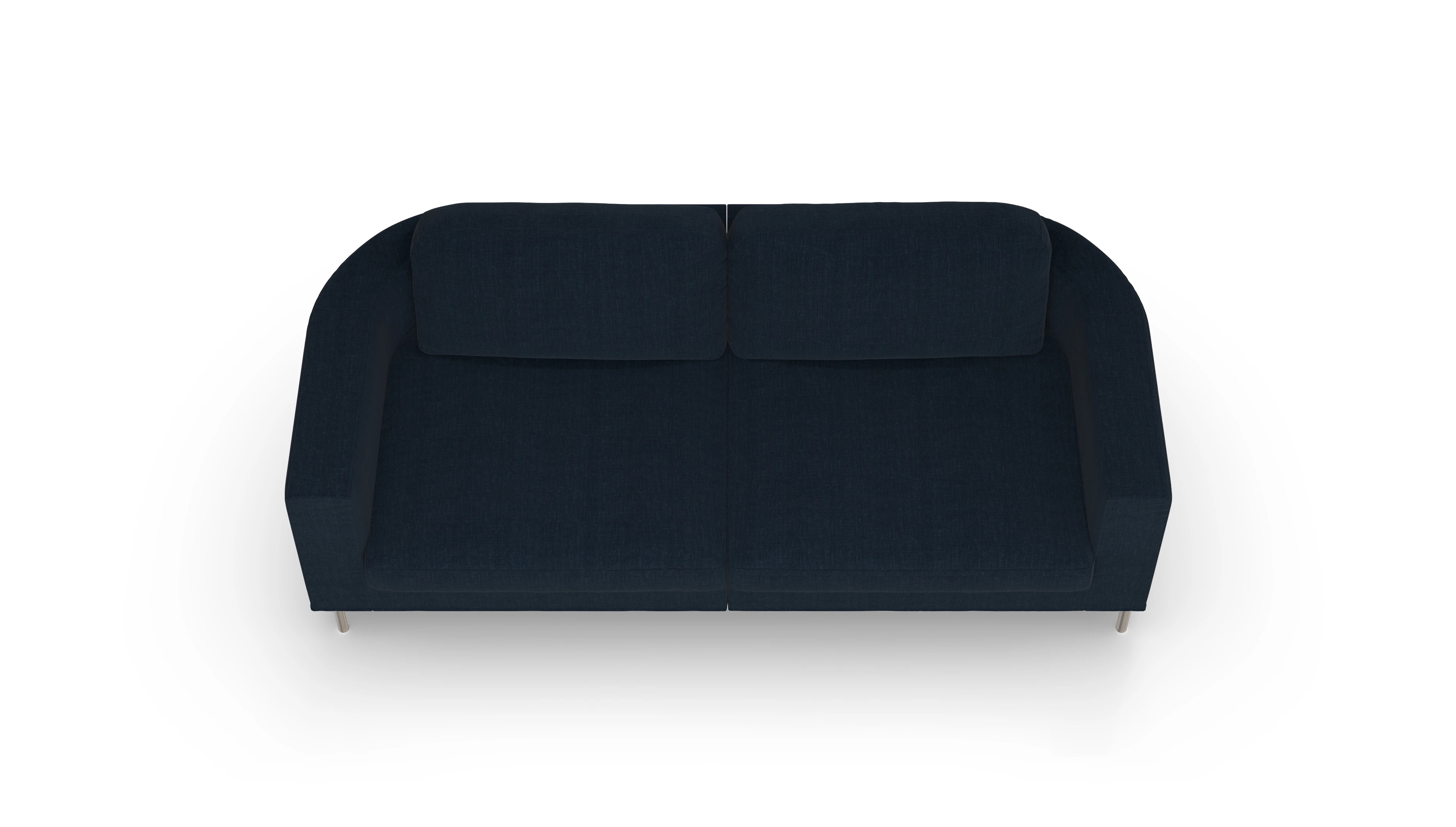 Ansicht des Produktes Girando 3-Sitzer in Stoff blau