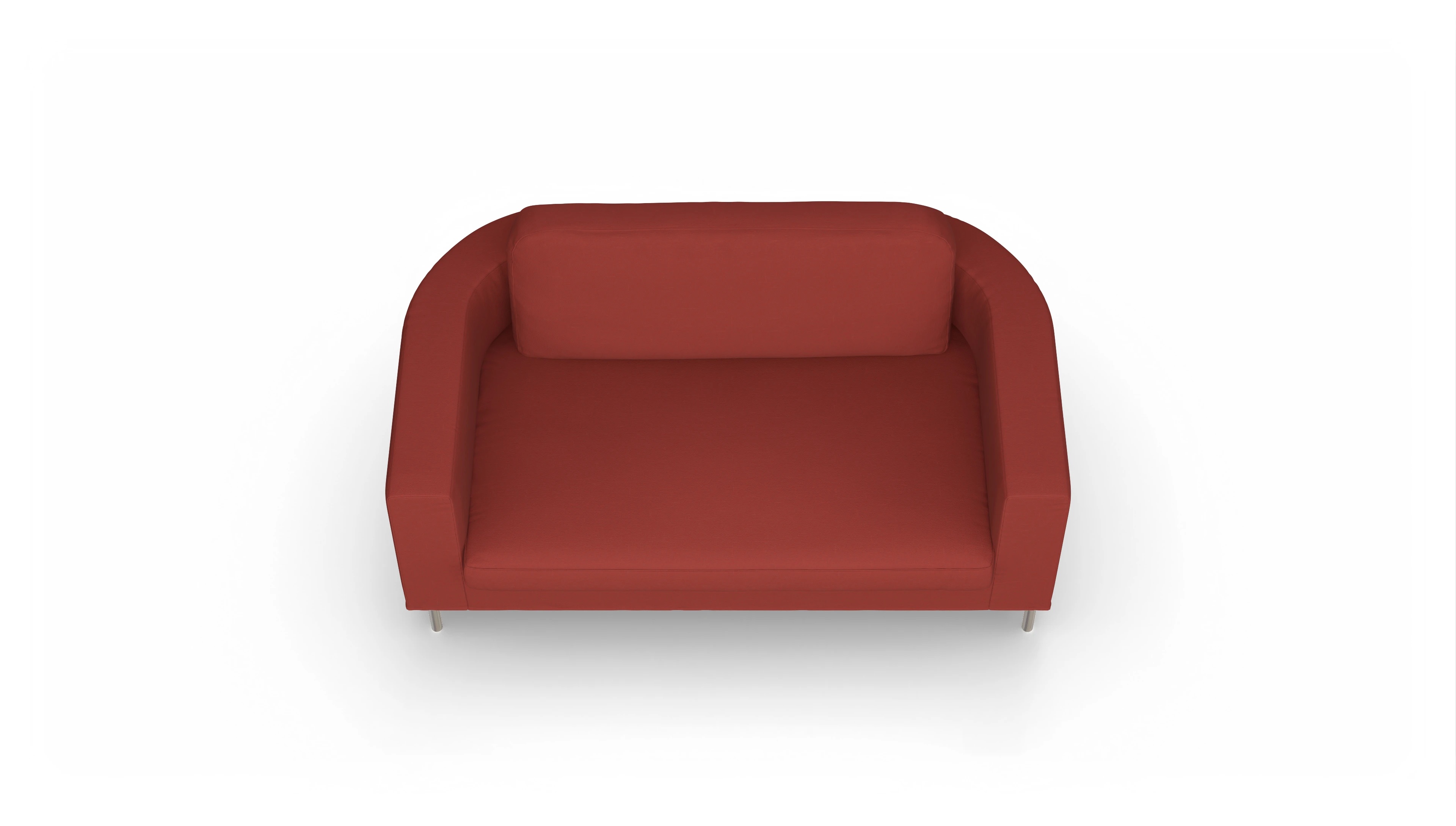 Ansicht des Produktes Girando 2-Sitzer in Stoff rot