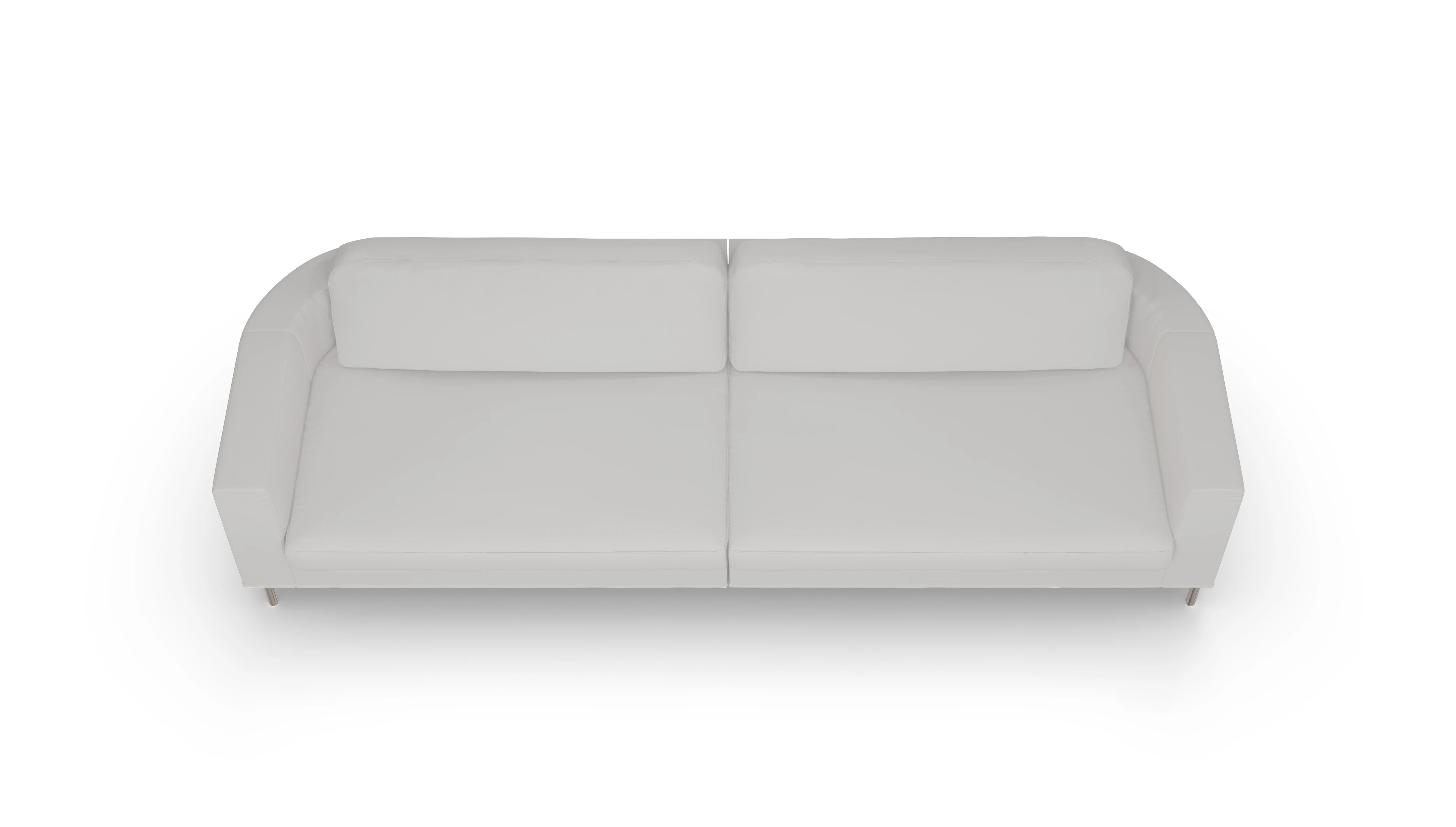 Ansicht des Produktes Girando 4-Sitzer in Leder weiß