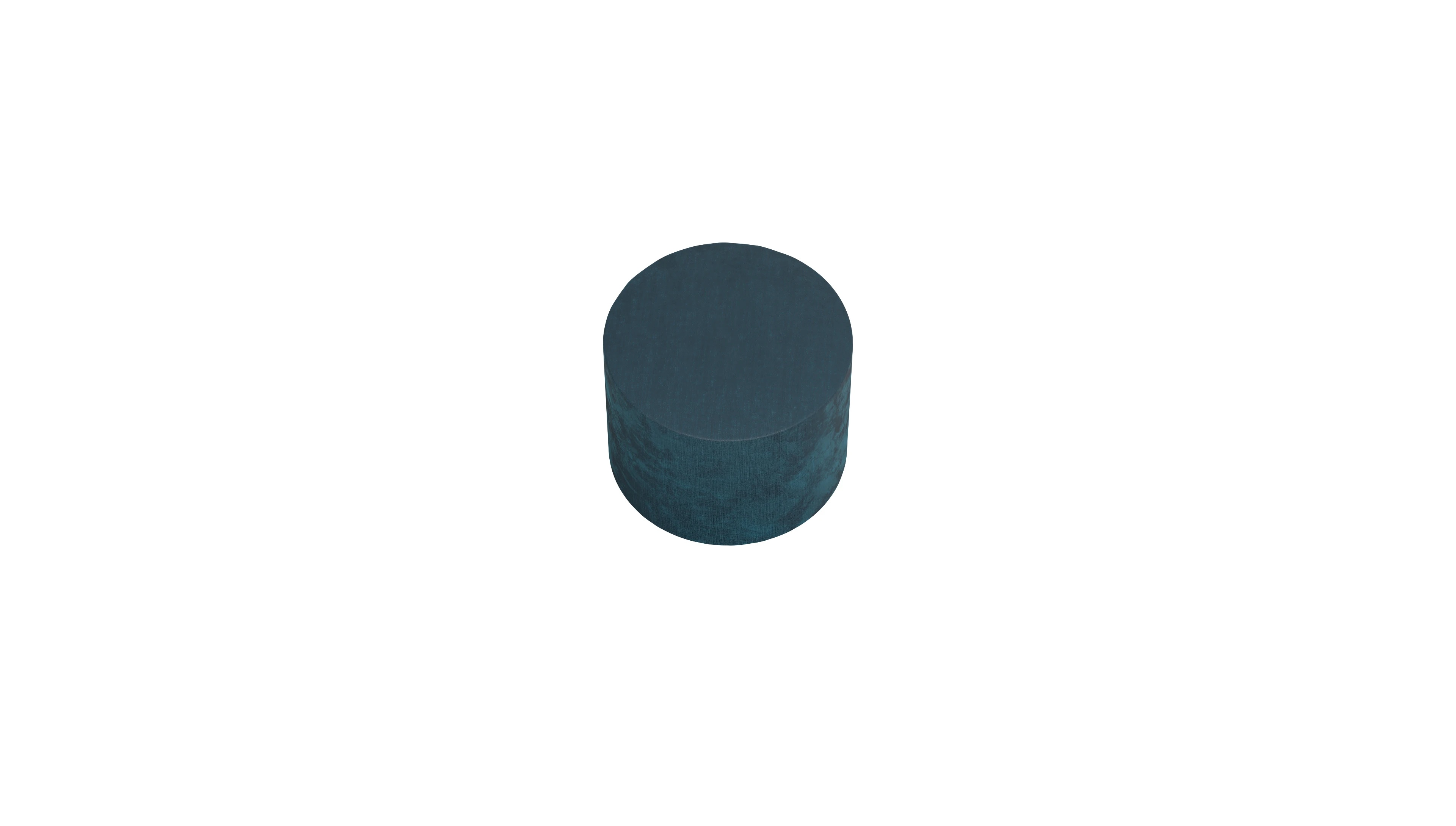 Designer-Stoffhocker Girando Ansicht des Produktes Girando Hocker in Stoff blau