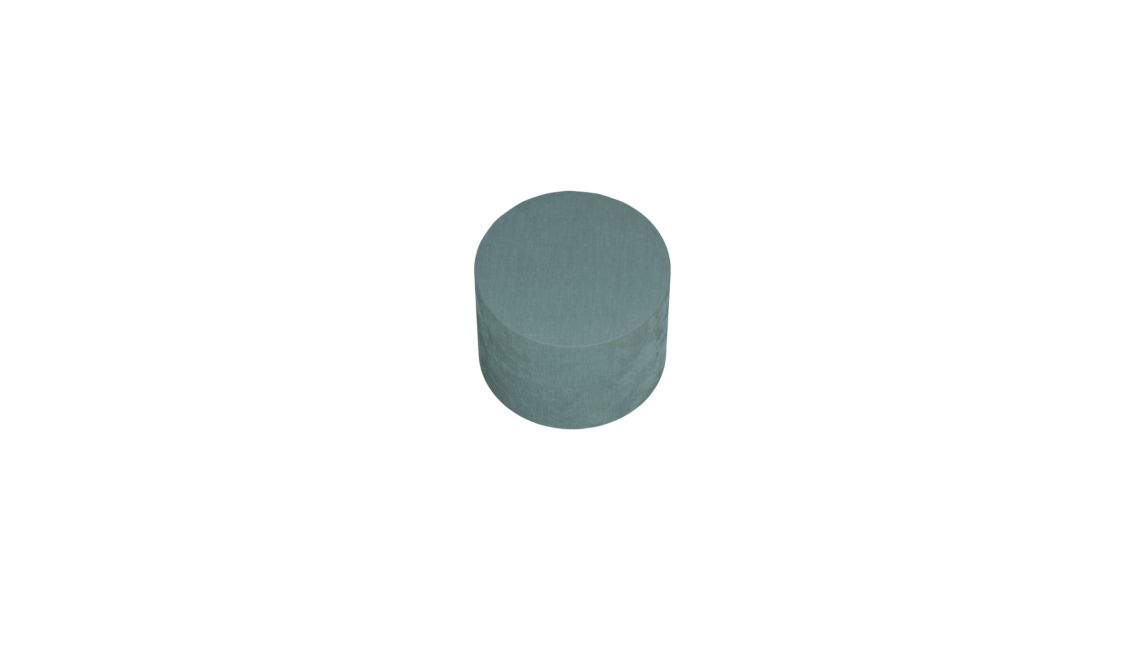 Designer-Stoffhocker Girando Ansicht des Produktes Girando Hocker in Stoff blau