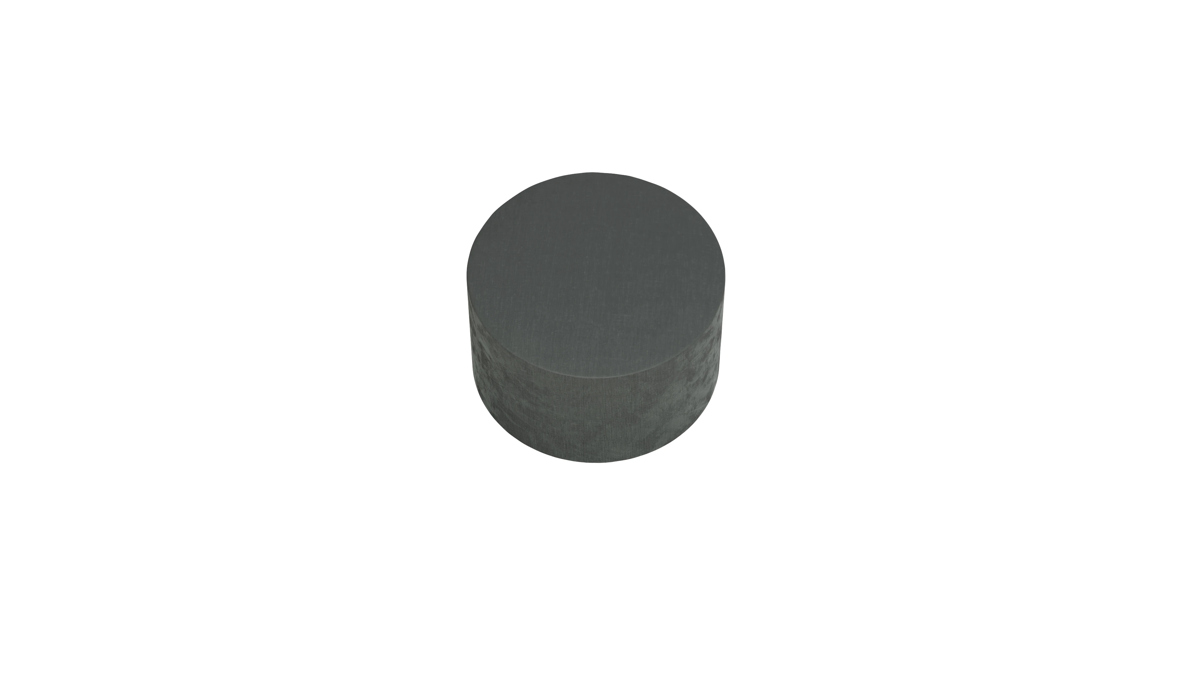 Ansicht des Produktes Girando Hocker in Stoff grau