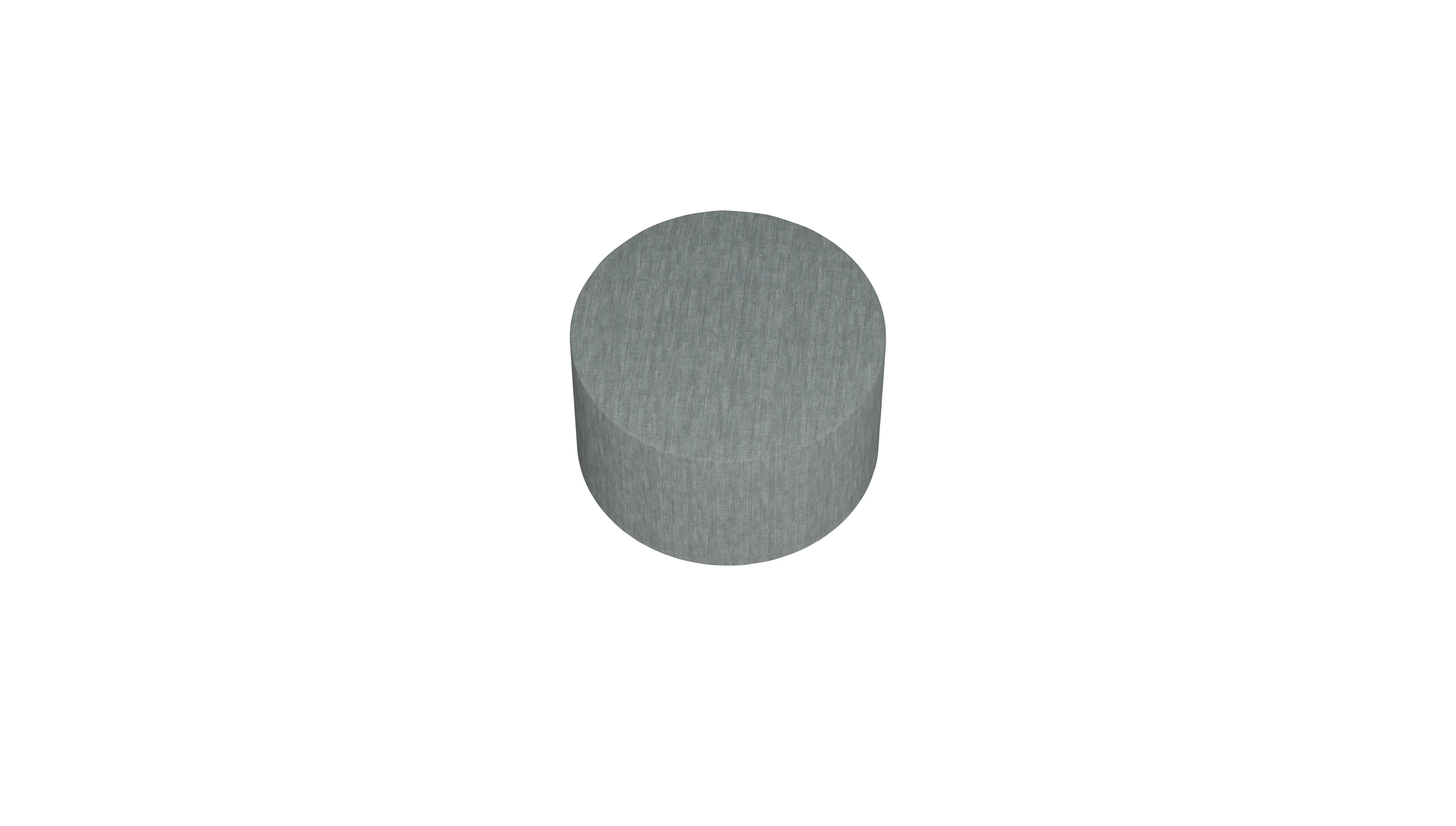 Ansicht des Produktes Girando Hocker in Stoff blau
