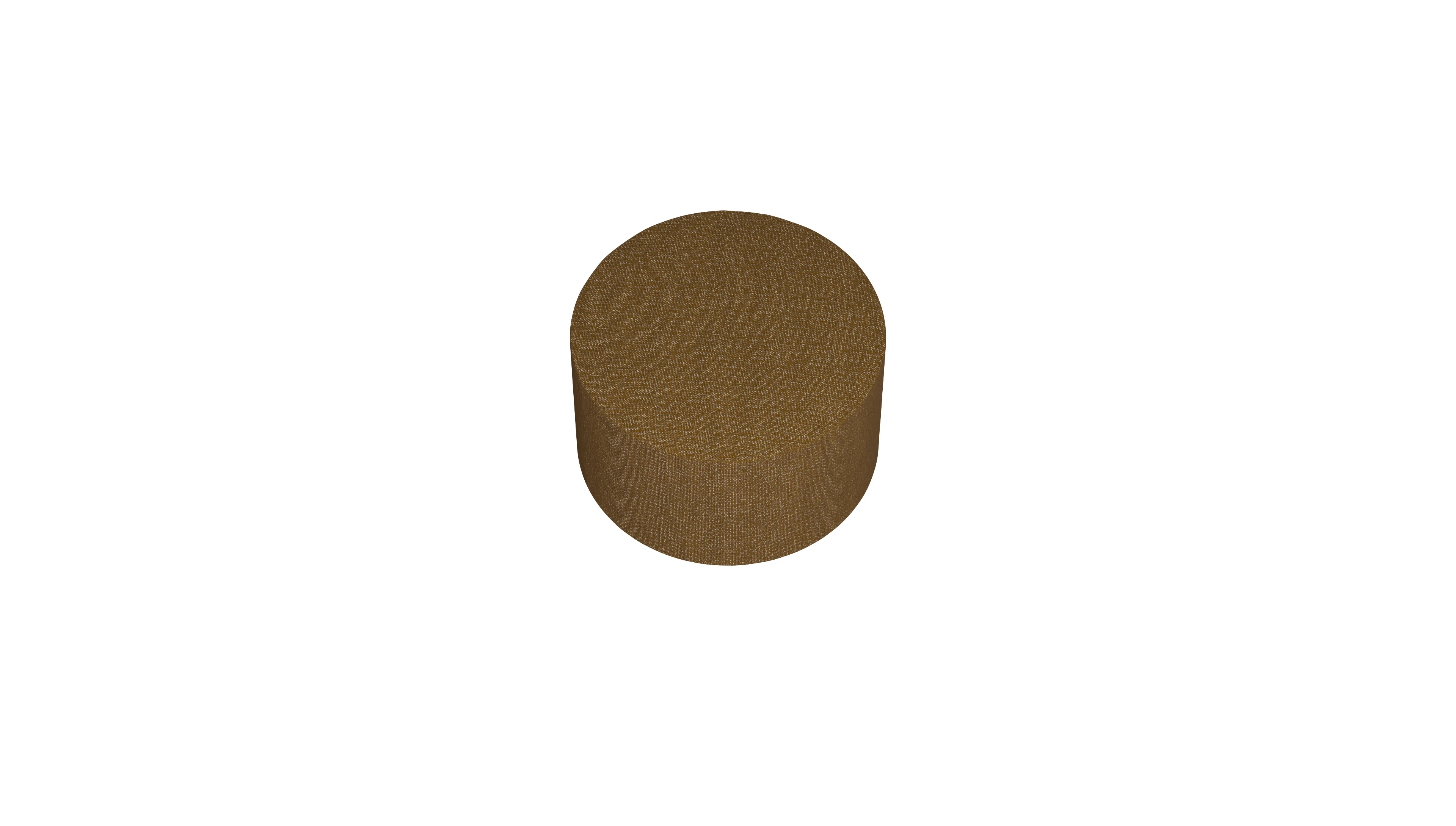 Designer-Stoffhocker Girando Ansicht des Produktes Girando Hocker in Stoff orange