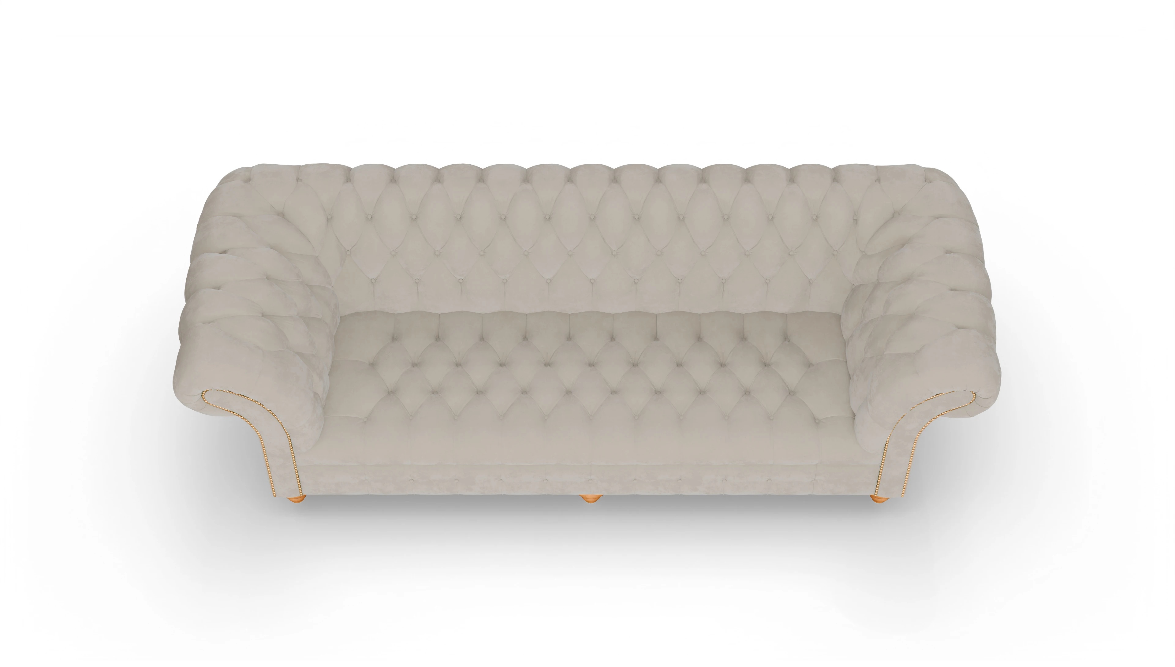 Ansicht des Produktes Mayfair 4-Sitzer in Samt beige